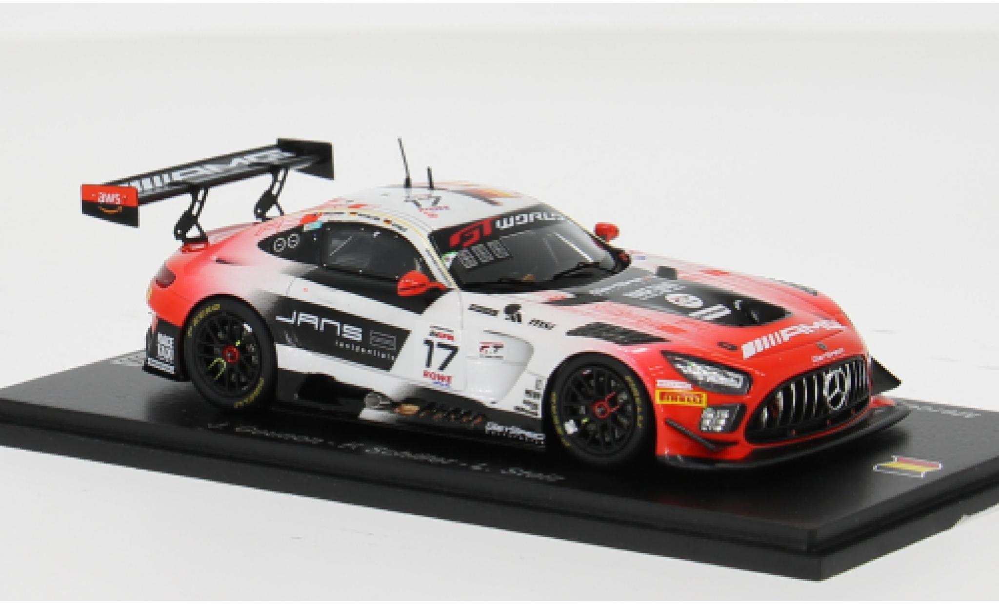 Mercedes AMG GT 1/43 Spark 3 EVO 24h Spa 2025 M-AMG Team GetSpeed #17 L.Stolz/J.Gounon 1:43 coche miniatura