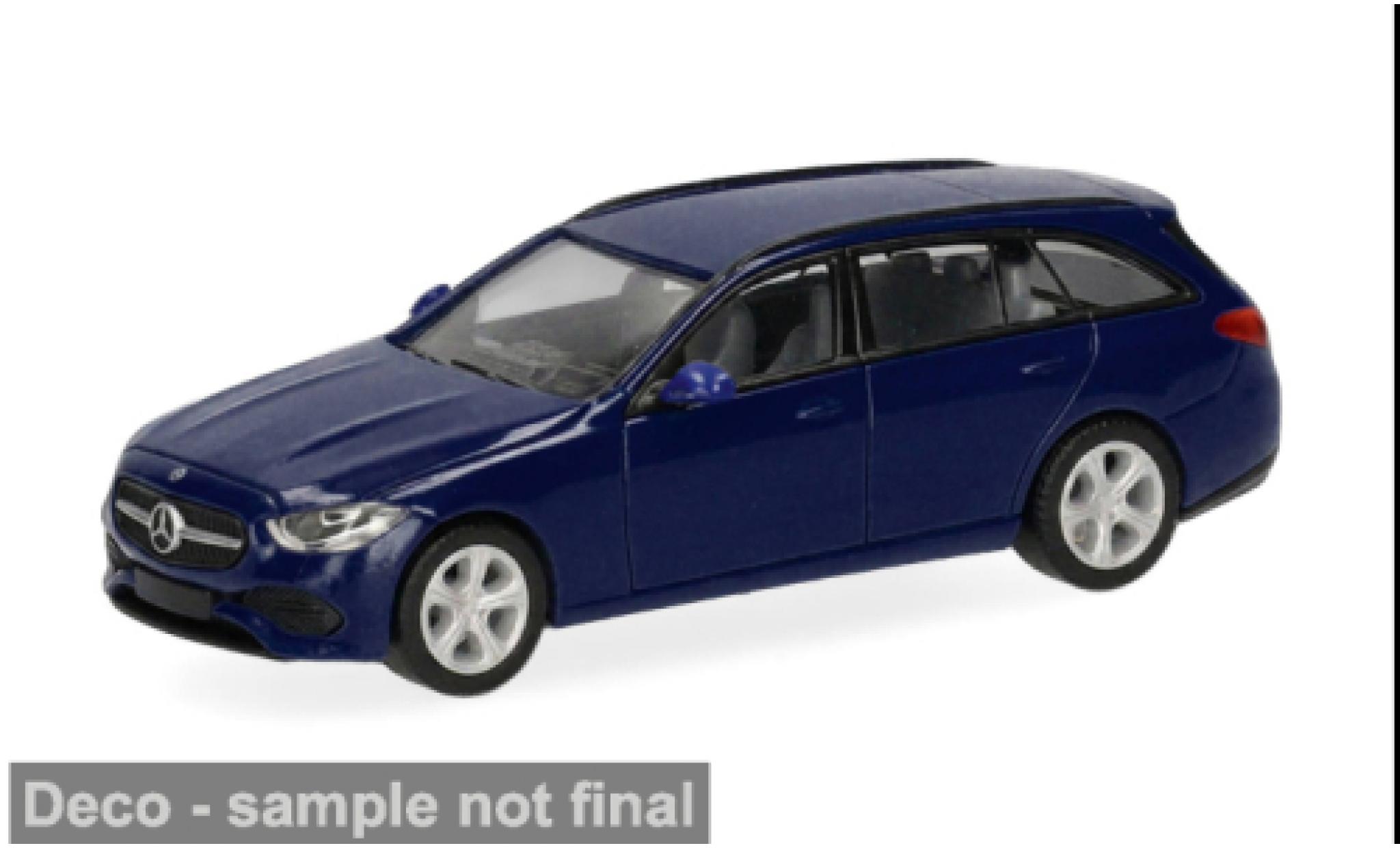 Mercedes Classe C 1/87 Herpa T-Modell blau 1:87 coche miniatura
