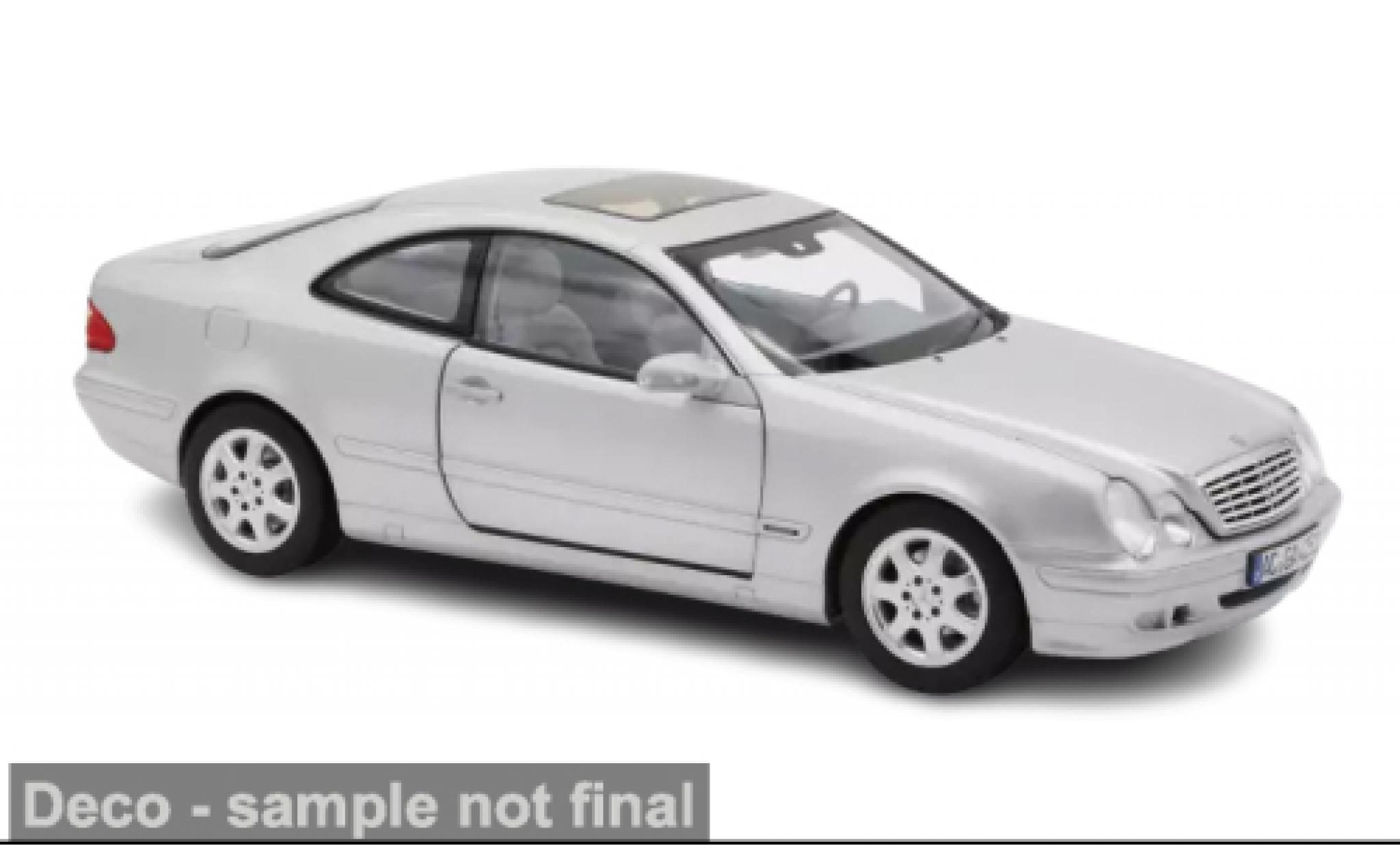 Mercedes CLK 1/18 Norev -Class silber 2000 1:18 coche miniatura