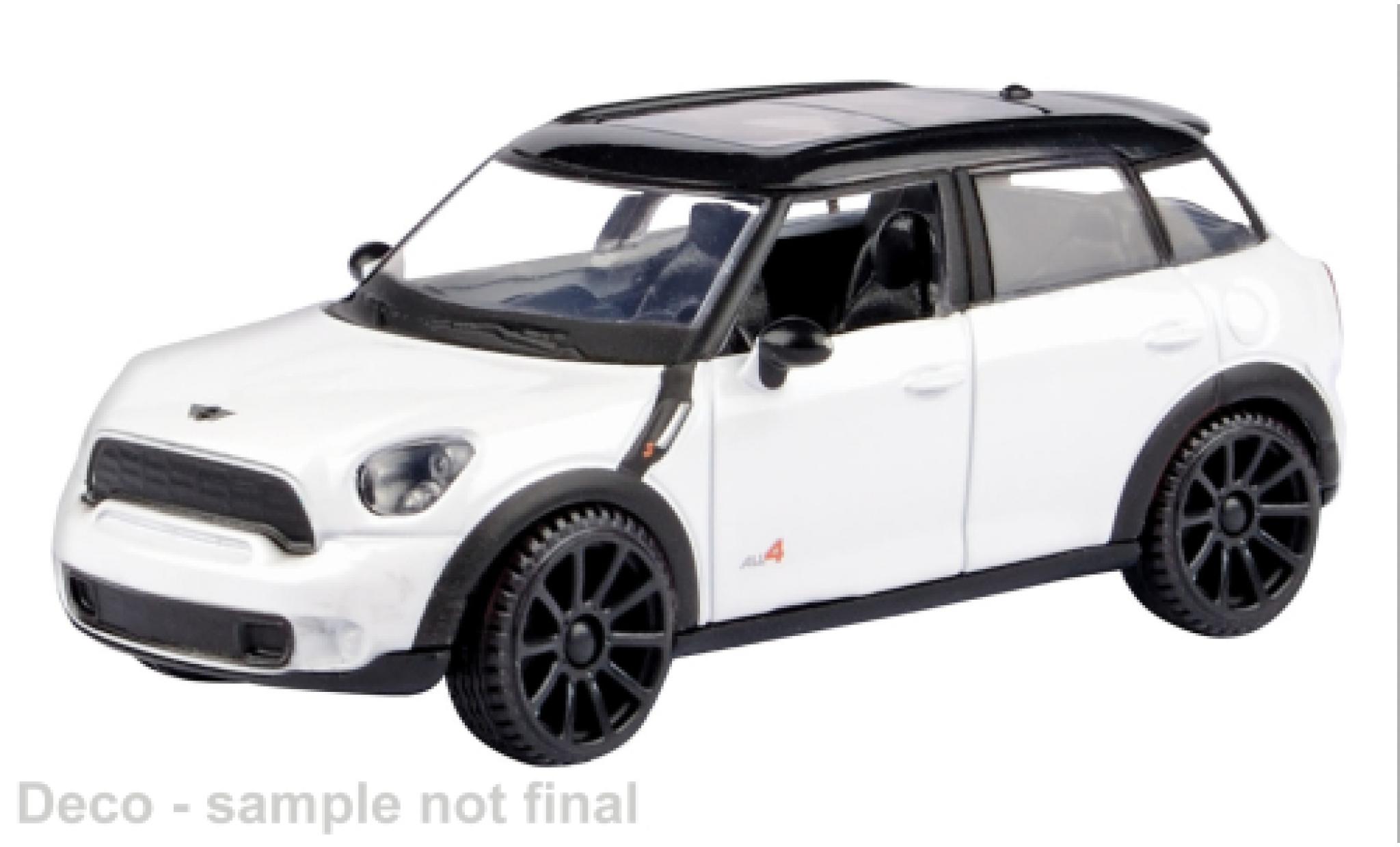 Mini Cooper 1/43 Motormax S Countryman weiss/schwarz 1:43 coche miniatura