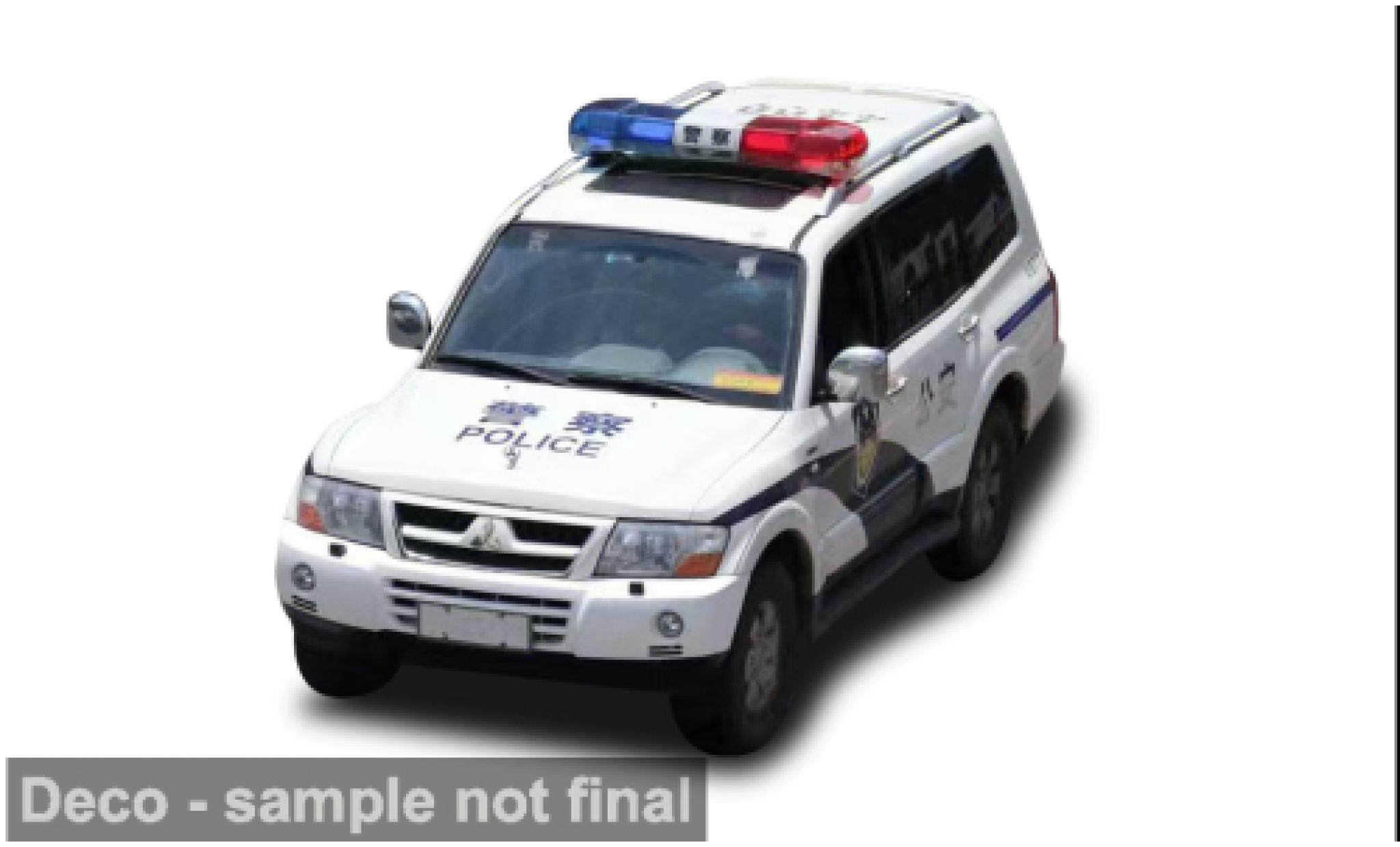 Mitsubishi Pajero 1/18 Sun Star V73 China Police 1:18 coche miniatura
