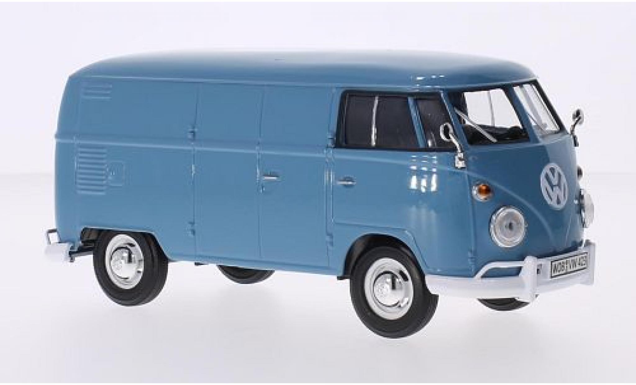 Volkswagen T1 1/24 Motormax Kasten blau 1:24 coche miniatura