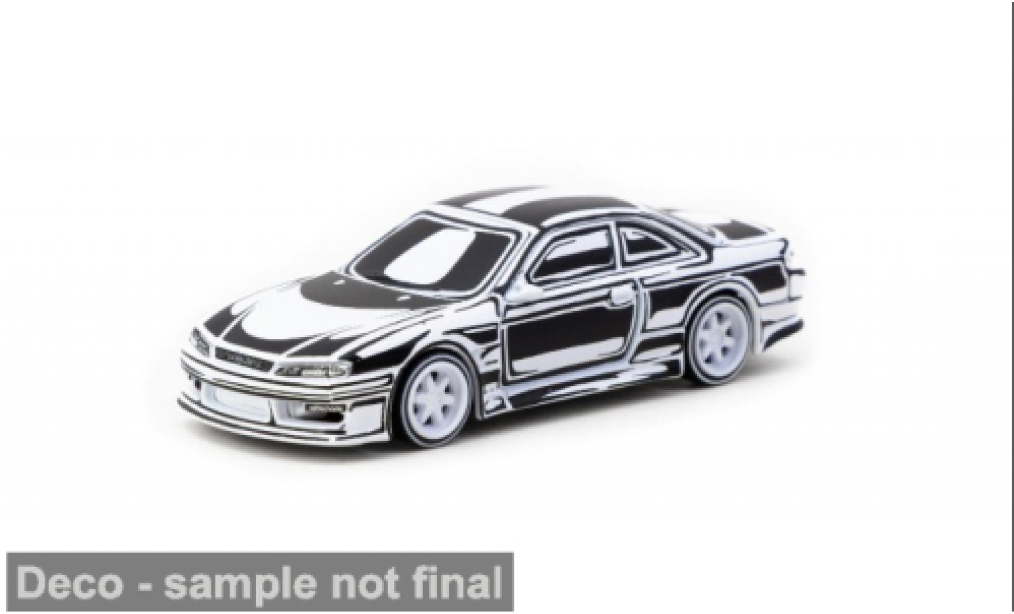 Nissan Silvia 1/64 Tarmac Works (S14) Vertex silber 1:64 coche miniatura
