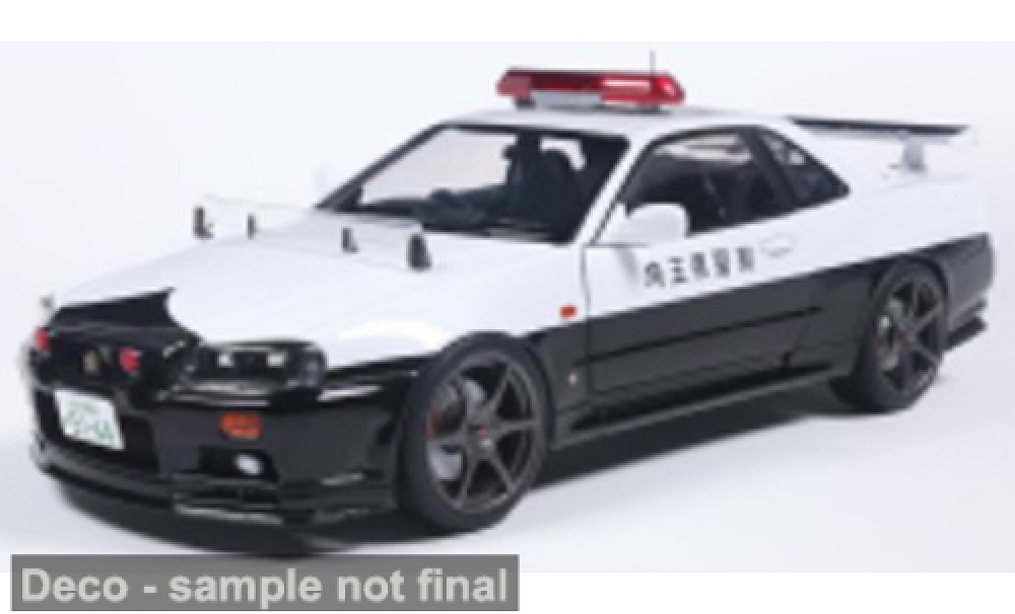 Nissan Skyline 1/18 Solido GT-R (BNR34) 1999 Japan Police 1:18 coche miniatura