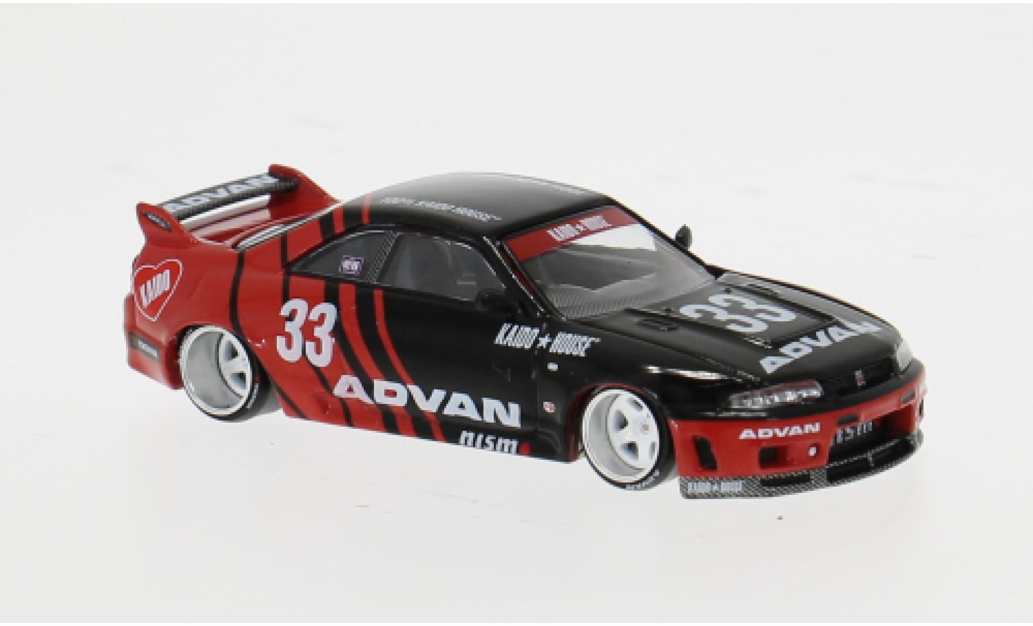 Nissan Skyline 1/64 Mini GT GT-R (R33) Kaido Works Advan 1:64 coche miniatura