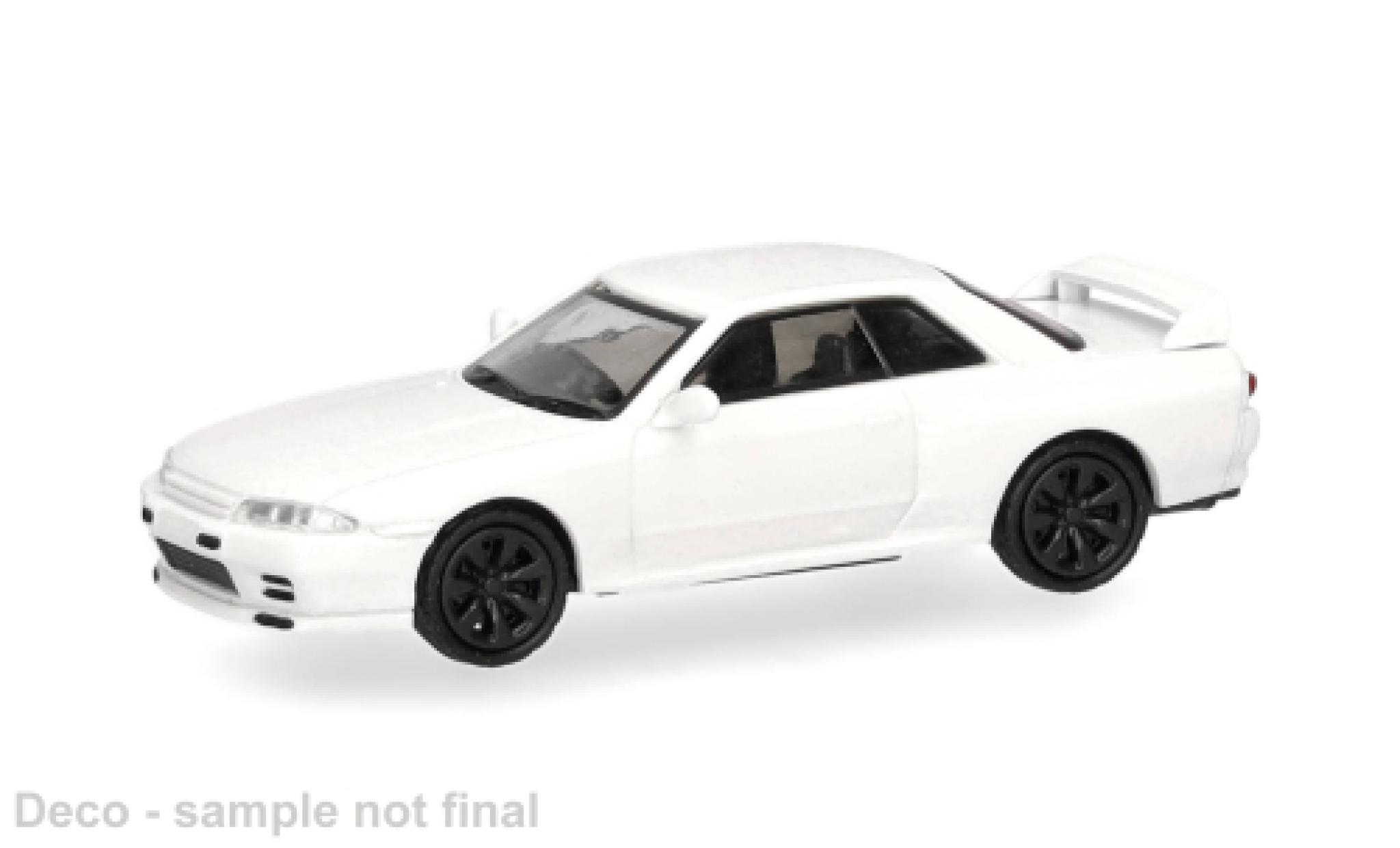 Nissan Skyline 1/87 Micro City 87 GTR (R32) weiss 1:87 coche miniatura