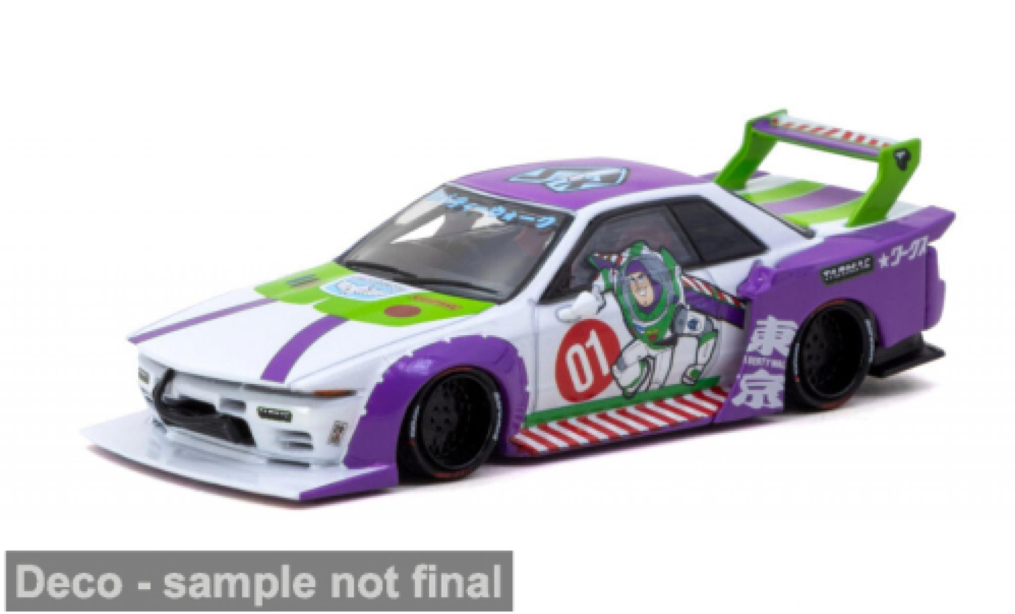 Nissan Skyline 1/64 Tarmac Works (R32) Buzz Lightyear 1:64 coche miniatura