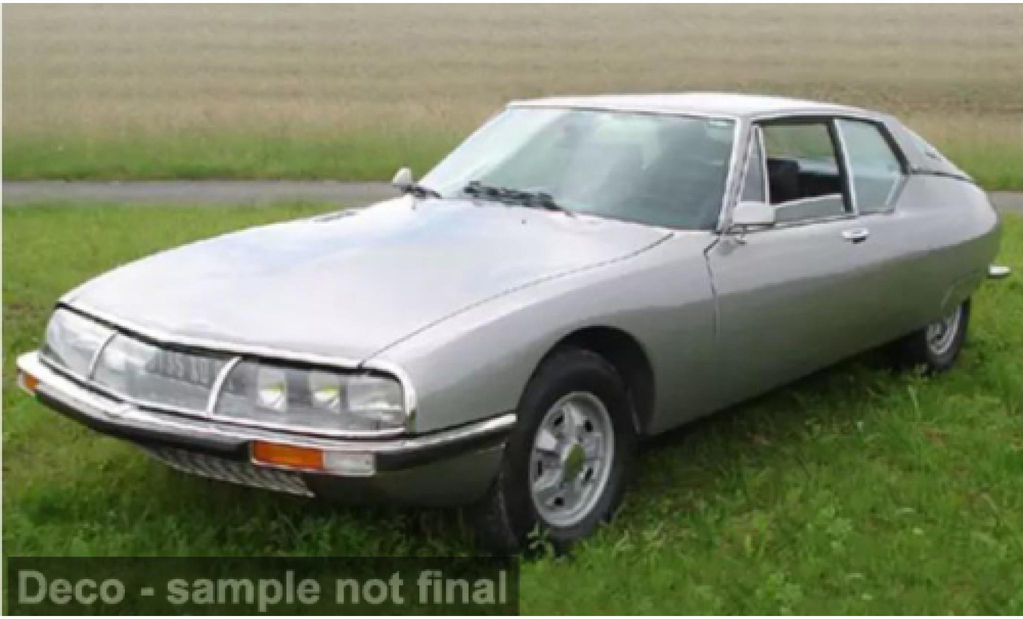Citroen SM Norev grau 1972 1:12 coche miniatura