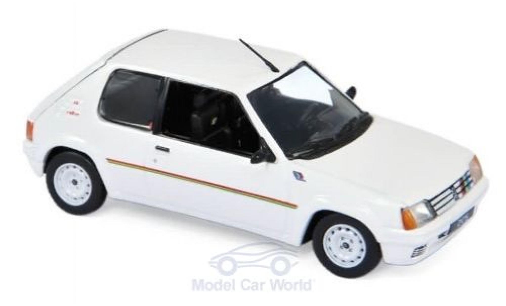 Coche Miniatura Solido - Peugeot 205 Rallye Mk1 1987 - Blanco