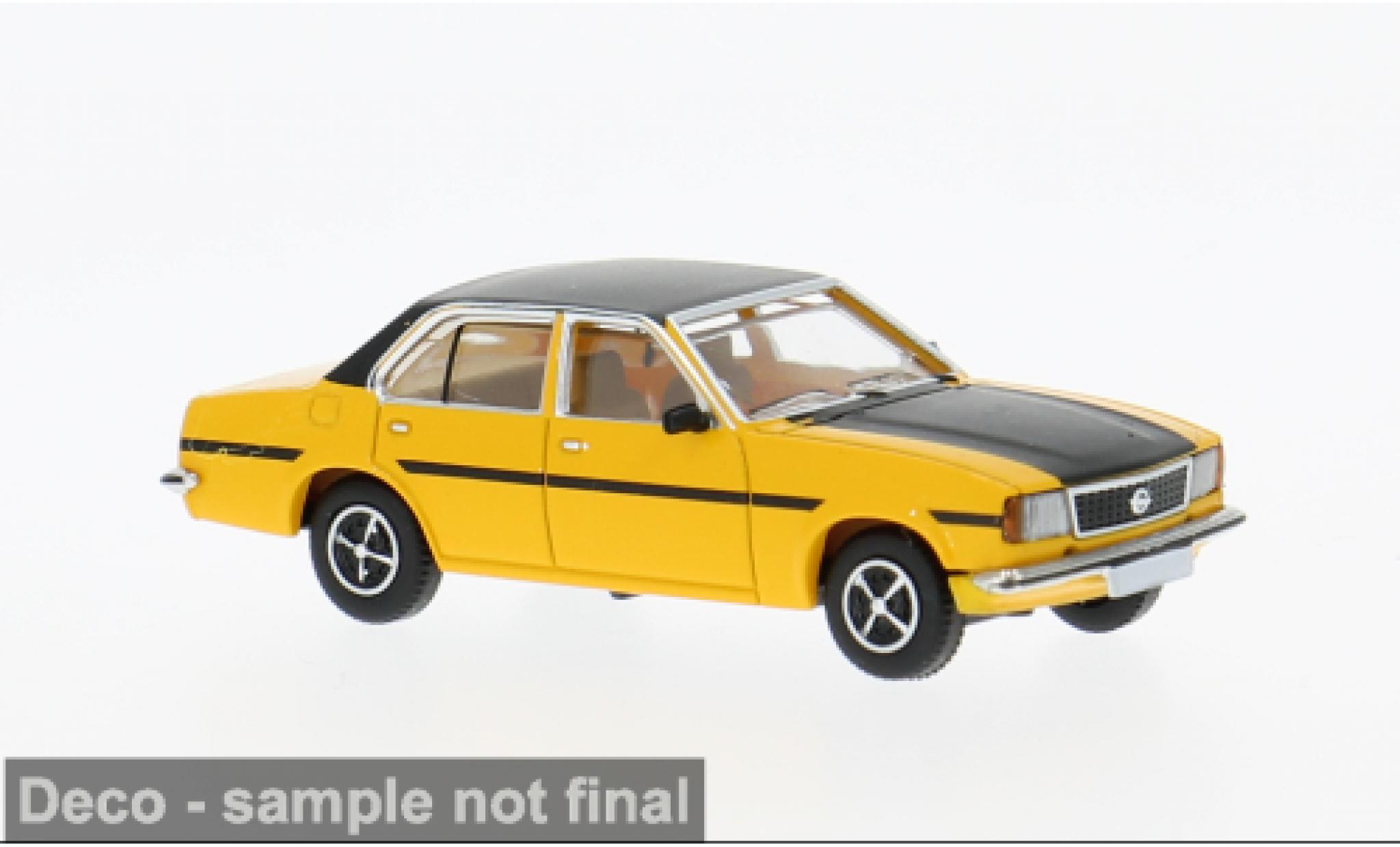 Opel Ascona 1/87 PCX87 B gelb/schwarz 1975 1:87 coche miniatura