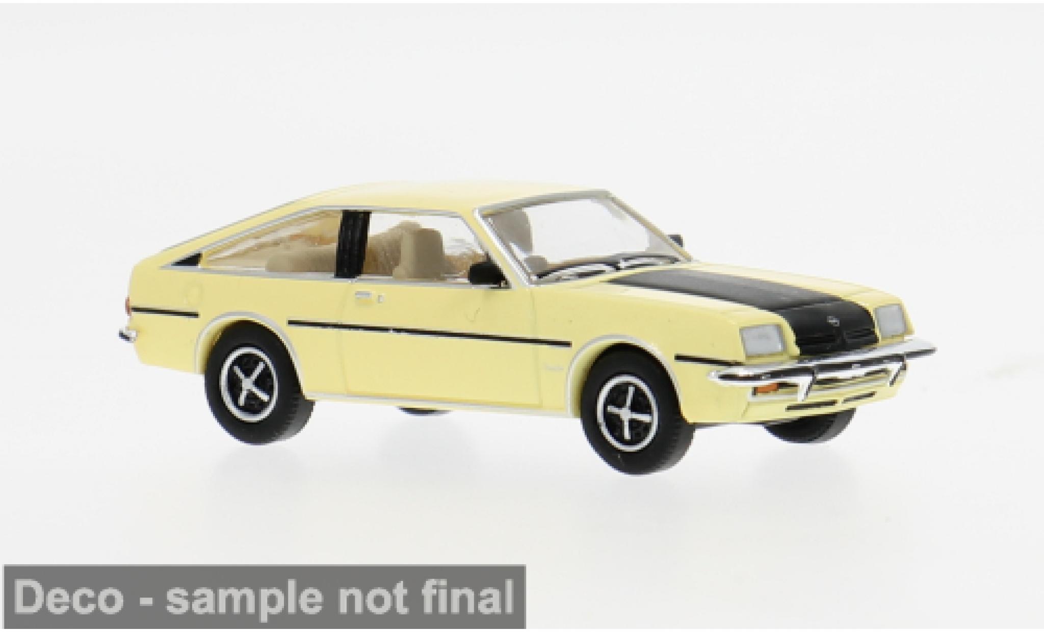 Opel Manta 1/87 PCX87 B CC gelb 1978 1:87 coche miniatura
