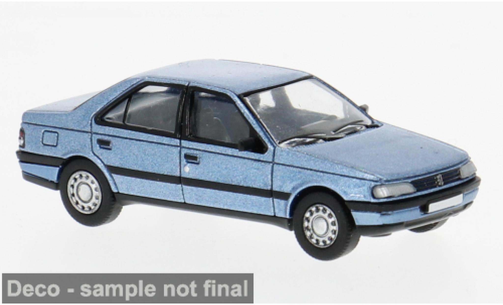 Peugeot 405 1/87 PCX87 blau 1987 1:87 coche miniatura