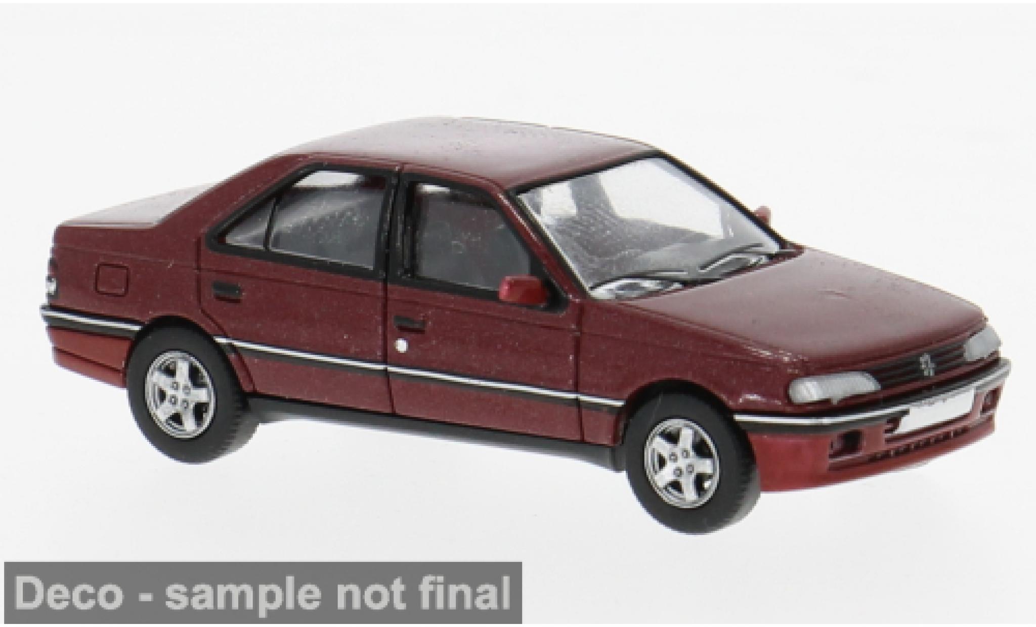 Peugeot 405 1/87 PCX87 Mi 16 rojo 1987 1:87 coche miniatura