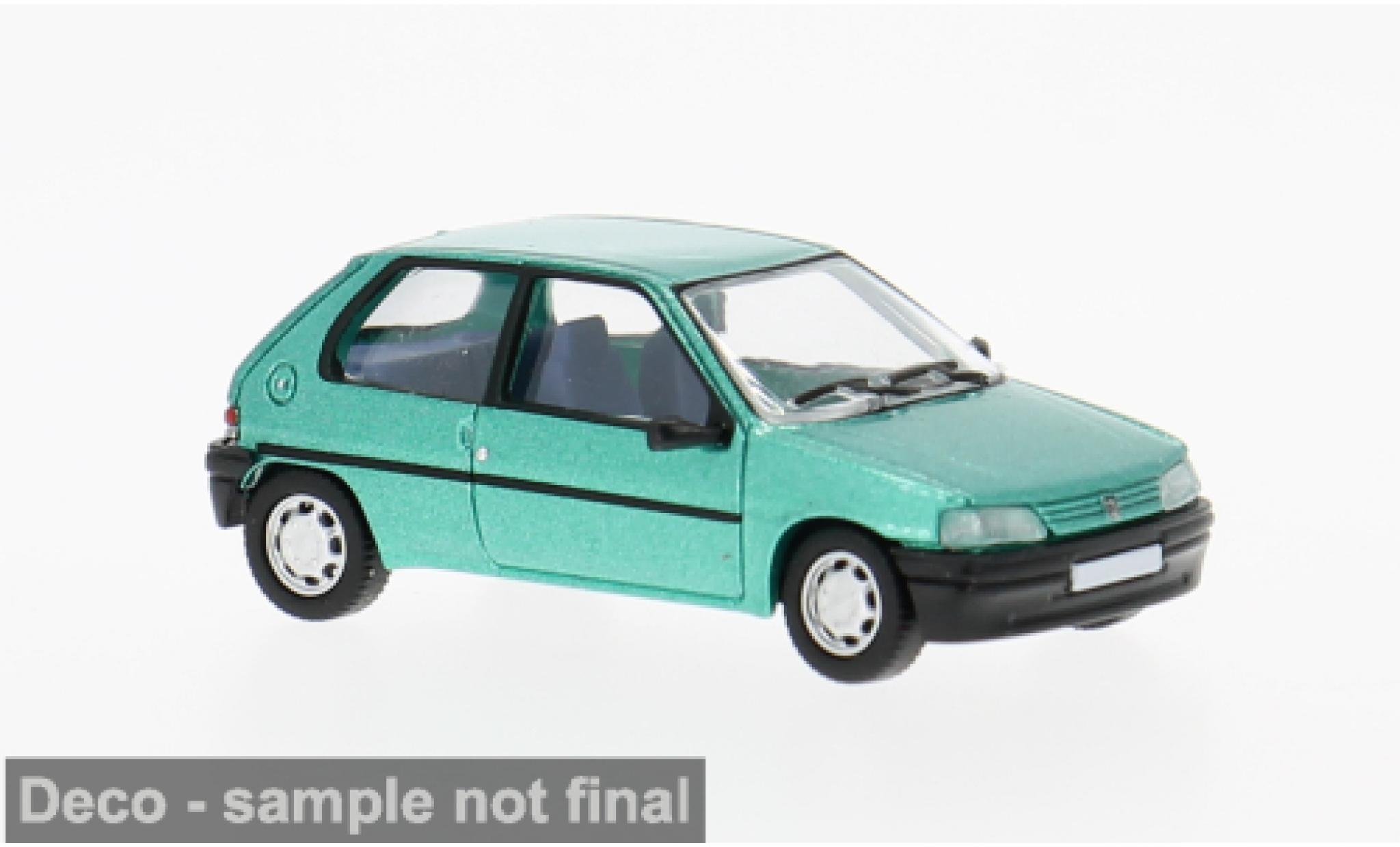Peugeot 106 1/87 PCX87 gr&uuml;n 1991 1:87 coche miniatura