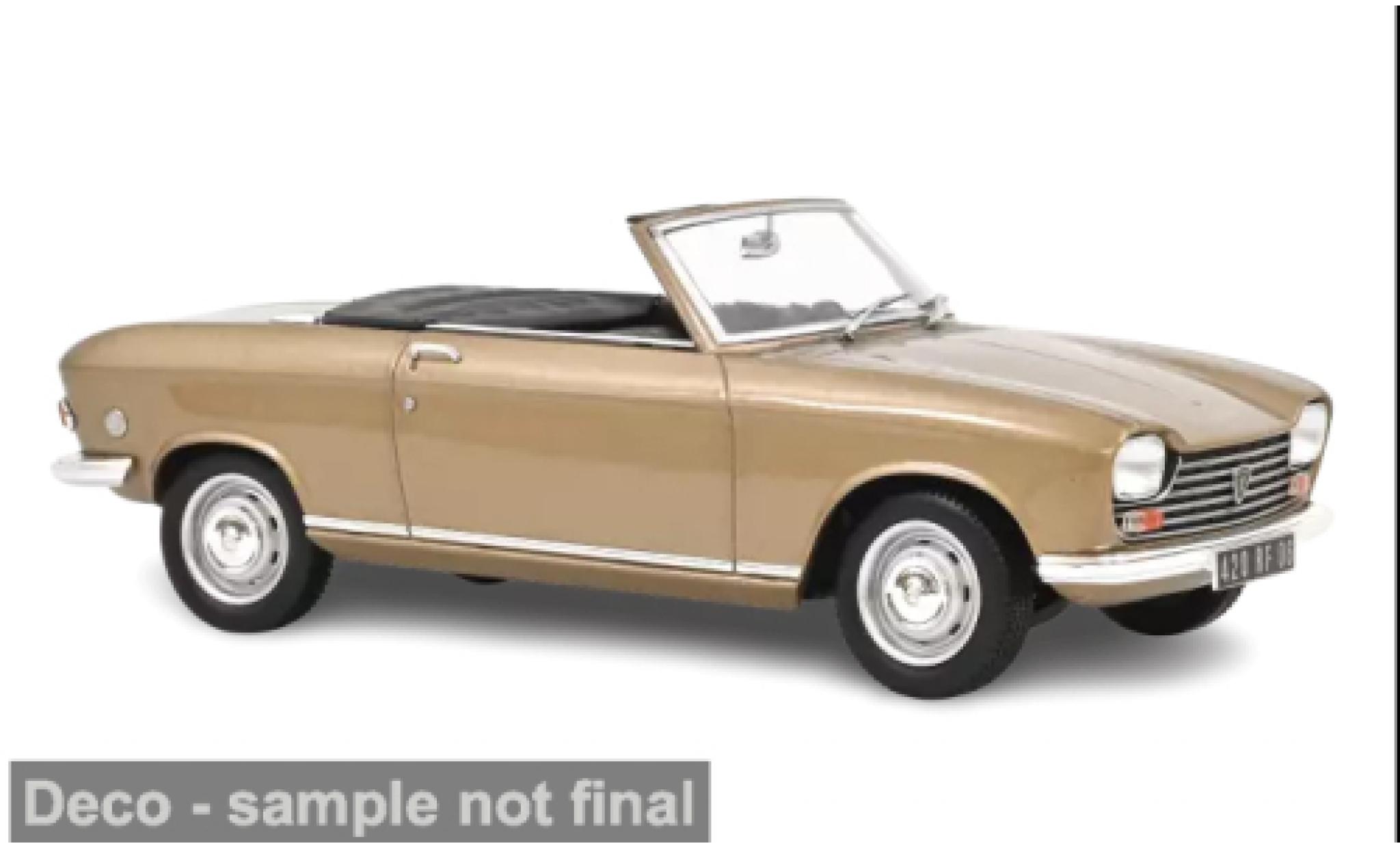Peugeot 204 1/18 Norev Cabriolet beige 1967 1:18 coche miniatura