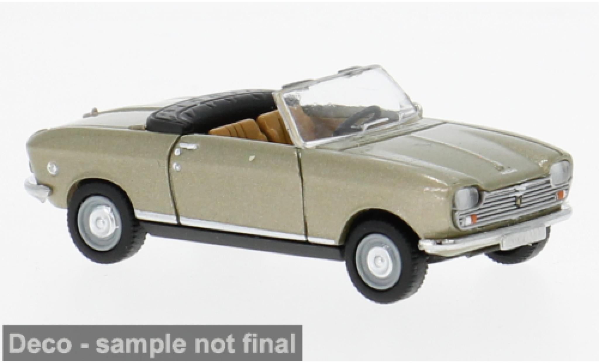 Peugeot 204 1/87 Brekina Cabriolet gold 1967 1:87 coche miniatura