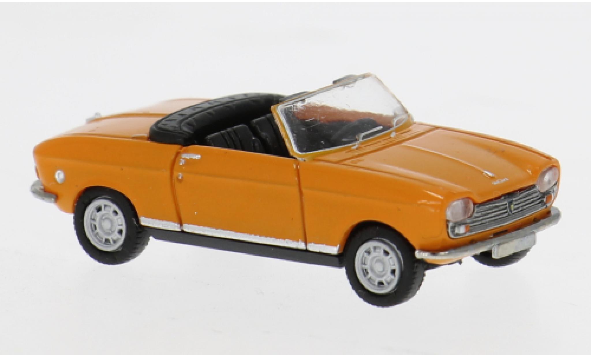 Peugeot 204 1/87 Brekina Cabriolet naranja 1967 1:87 coche miniatura