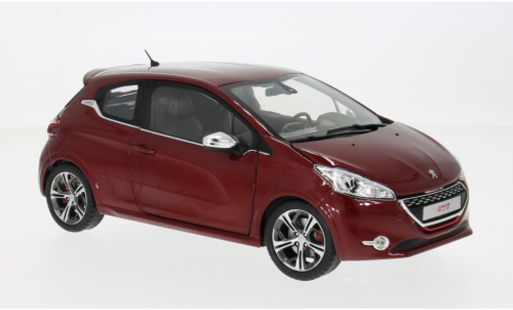 Peugeot 208 1/18 Norev GTi rot 2013 1:18 coche miniatura