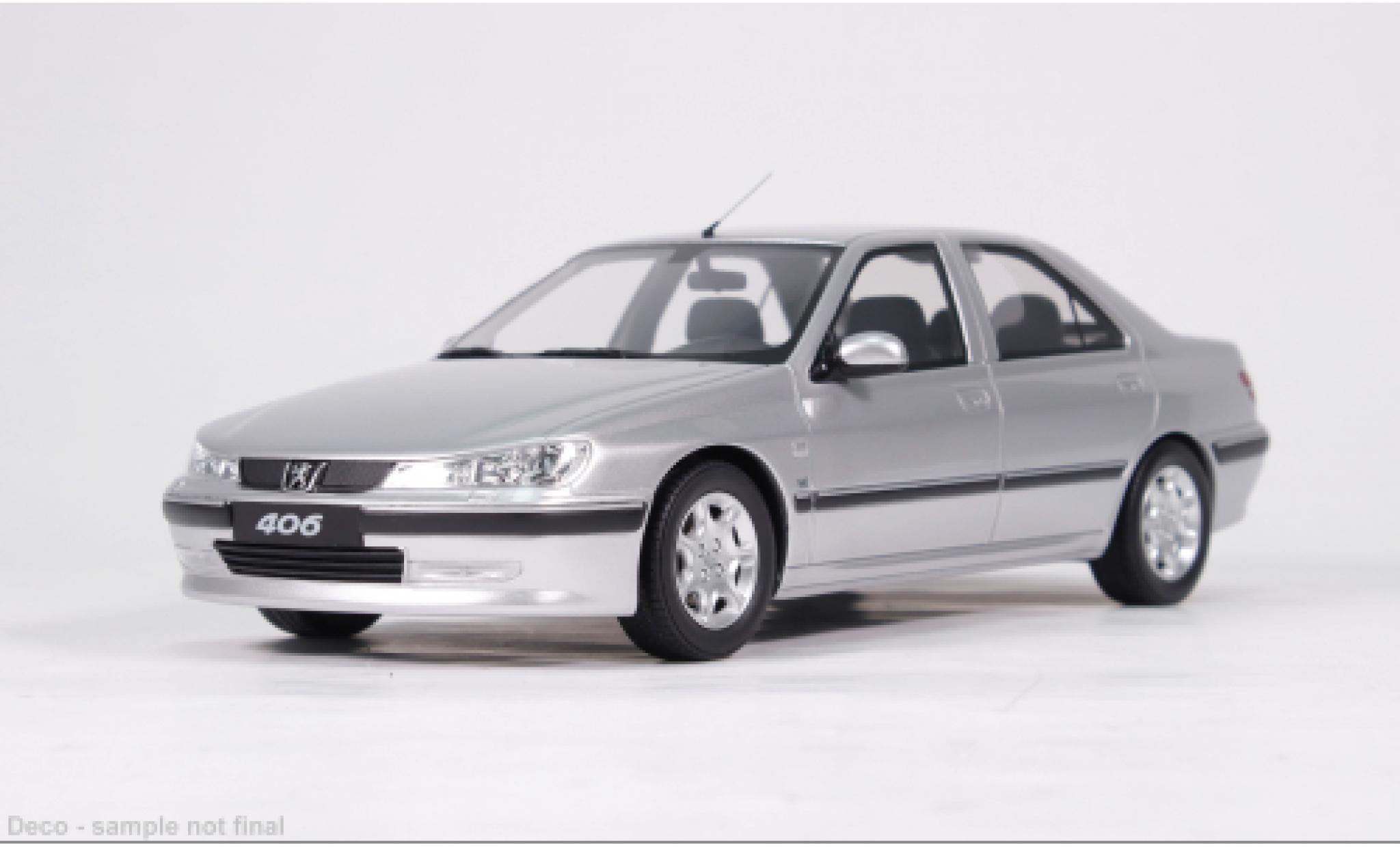 Peugeot 406 1/18 Ottomobile 3.0 V6 24V silber 2000 1:18 coche miniatura