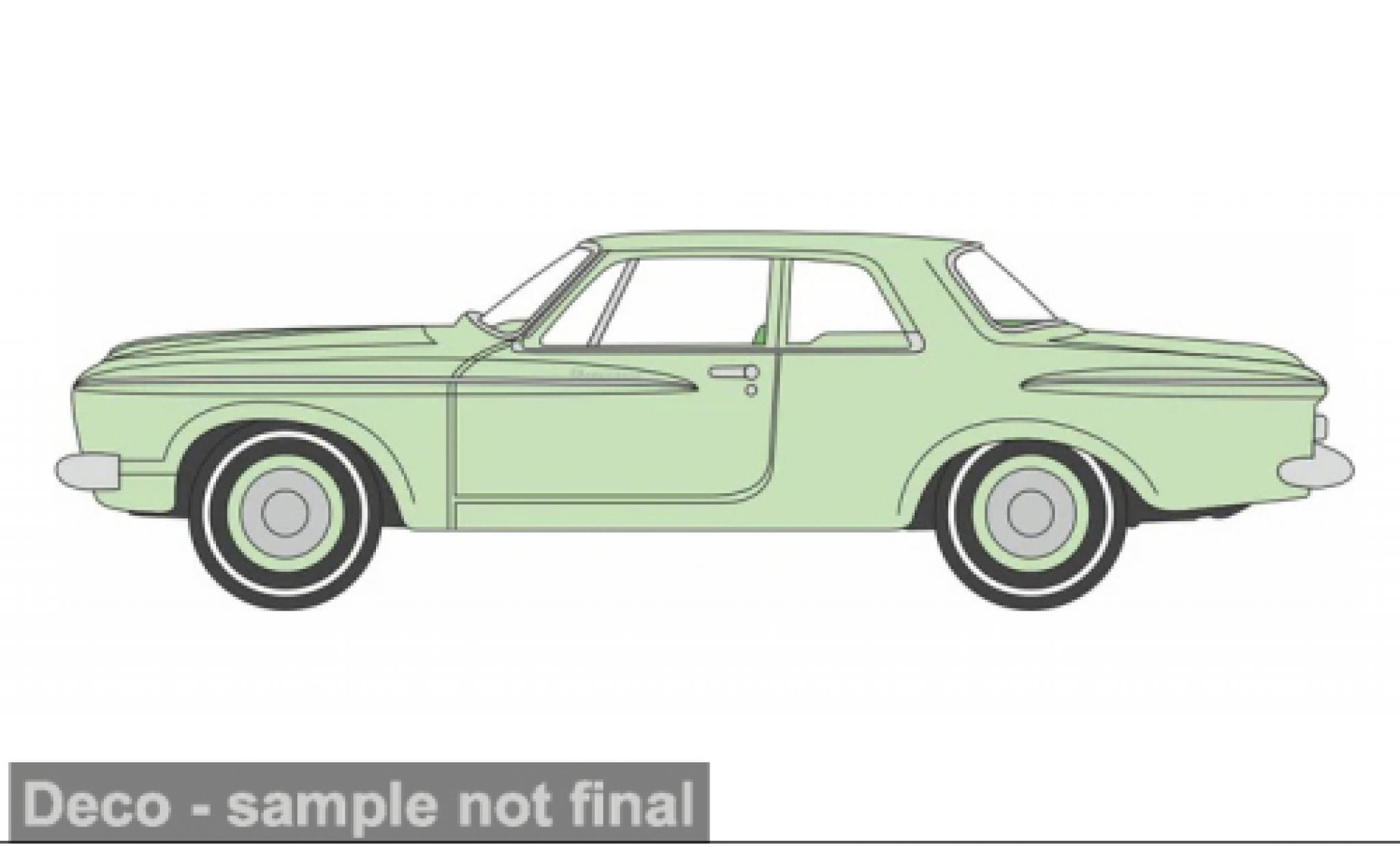 Plymouth Belvedere 1/87 Oxford gr&uuml;n 1962 1:87 coche miniatura