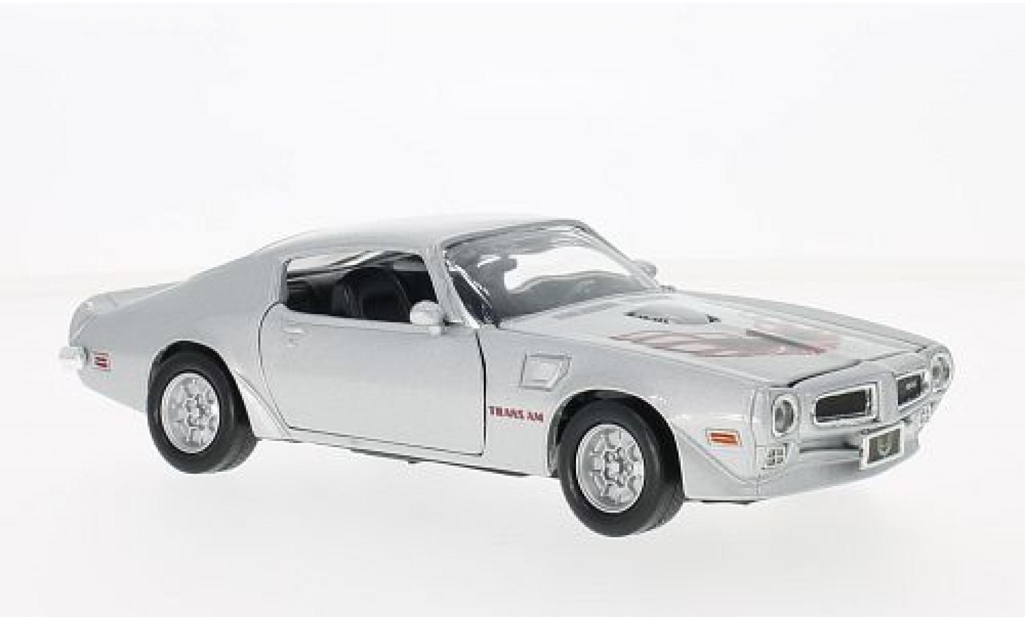 Pontiac Firebird 1/24 Motormax Trans silber 1:24 coche miniatura
