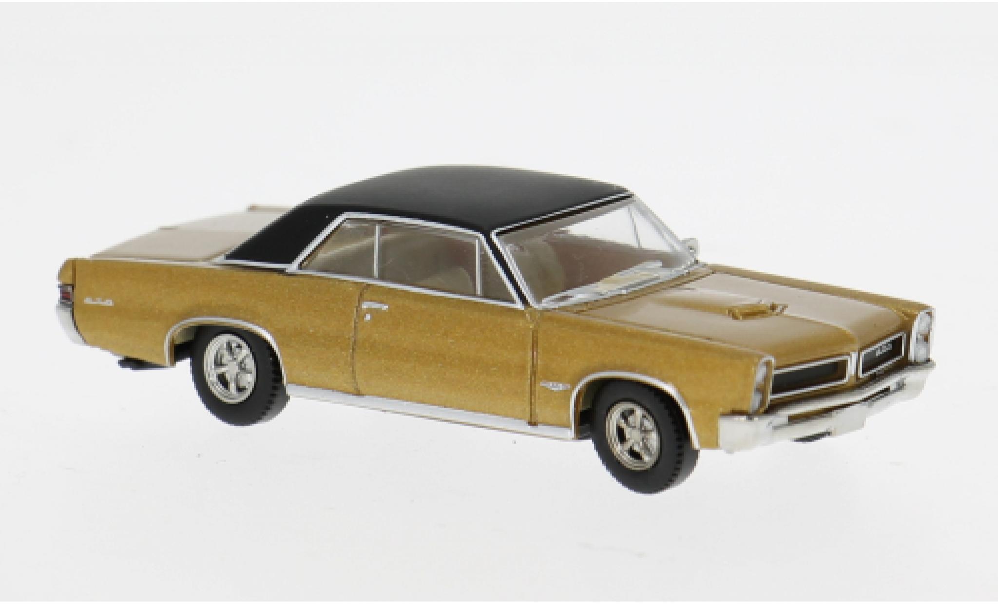 Pontiac GTO 1/87 Brekina Coupe gold/schwarz 1965 1:87 coche miniatura