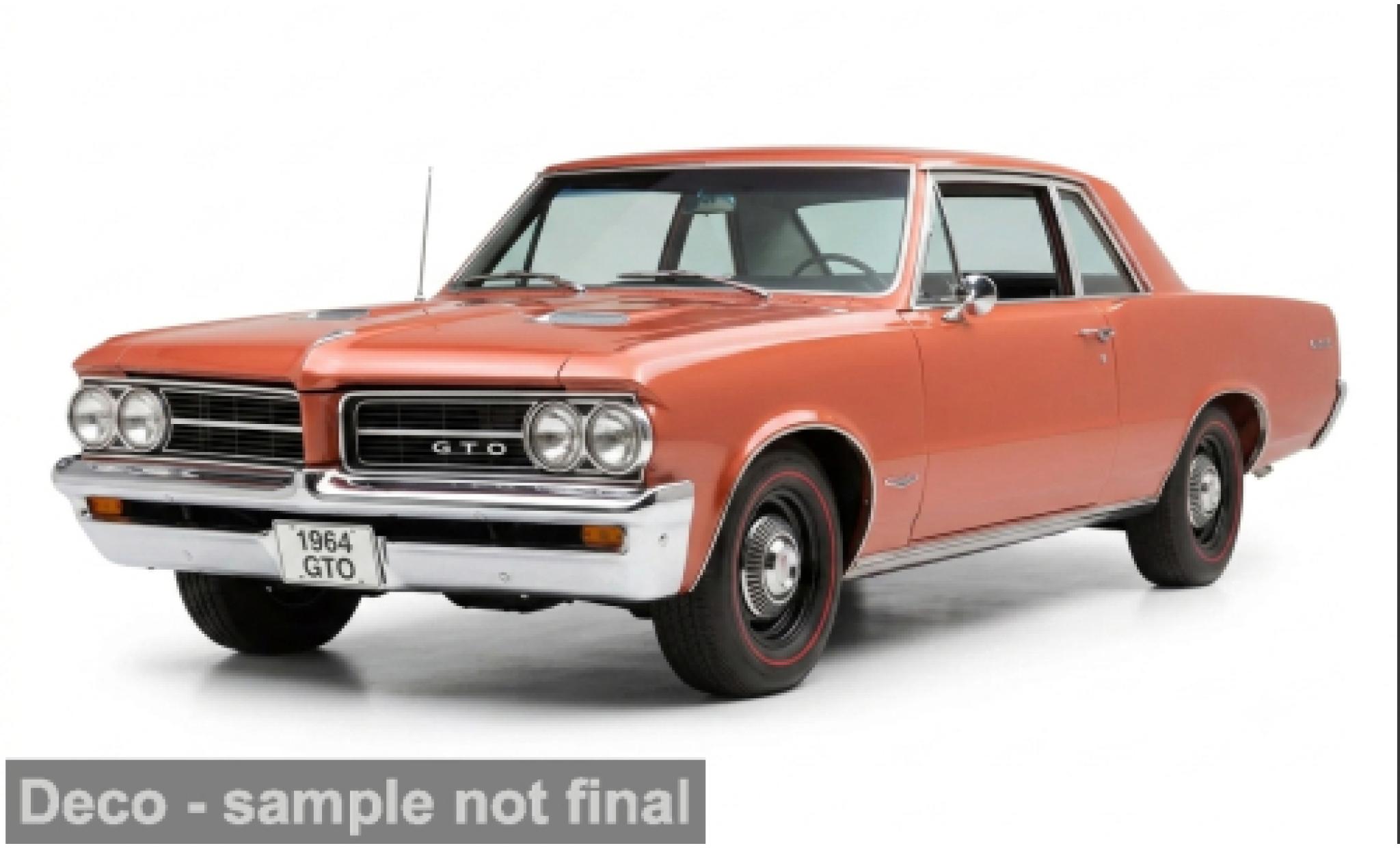 Pontiac GTO 1/18 Sun Star naranja 1964 1:18 coche miniatura