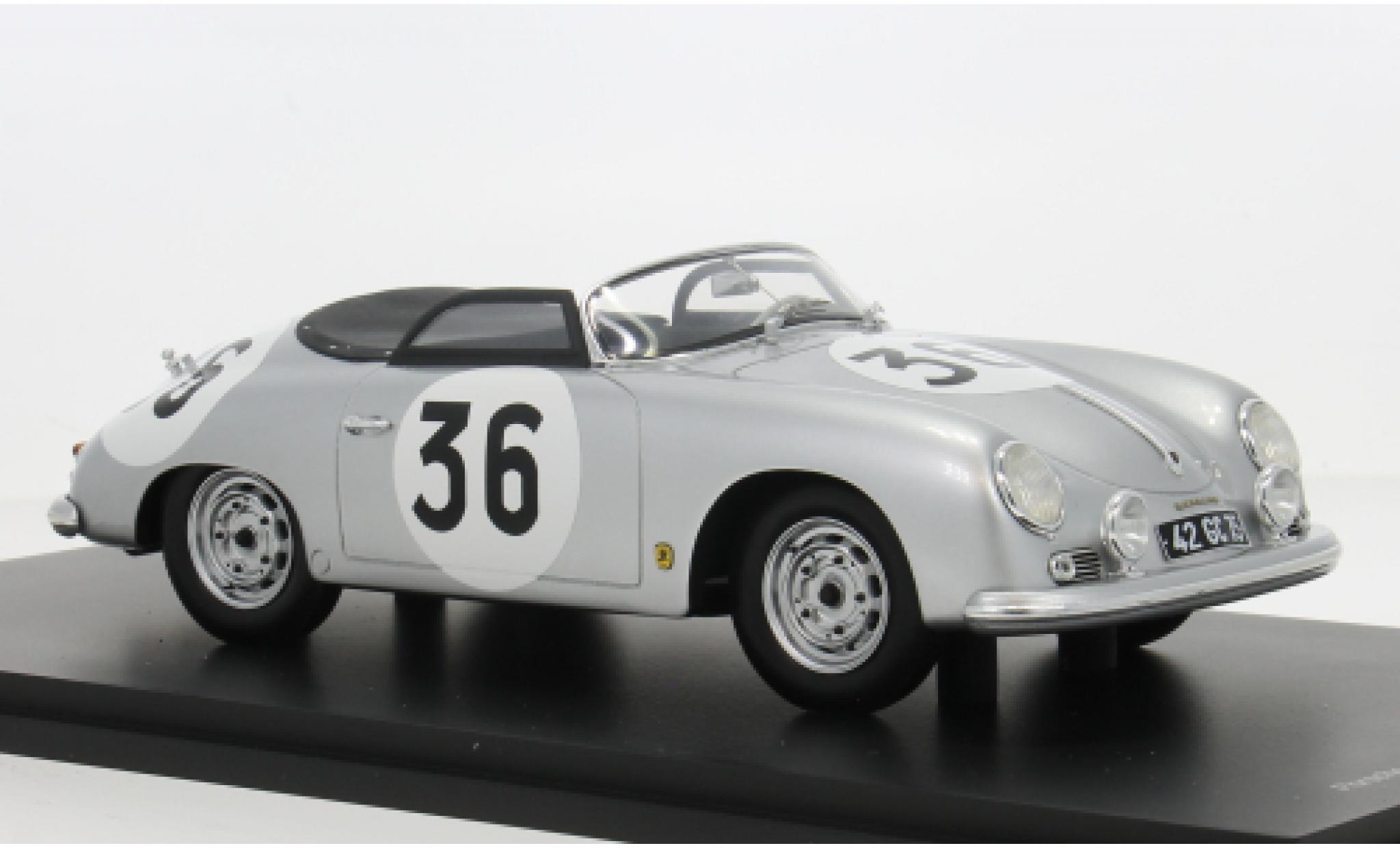 Porsche 356 1/18 Spark Speedster 24h Le Mans 1957 #36 1:18 coche miniatura