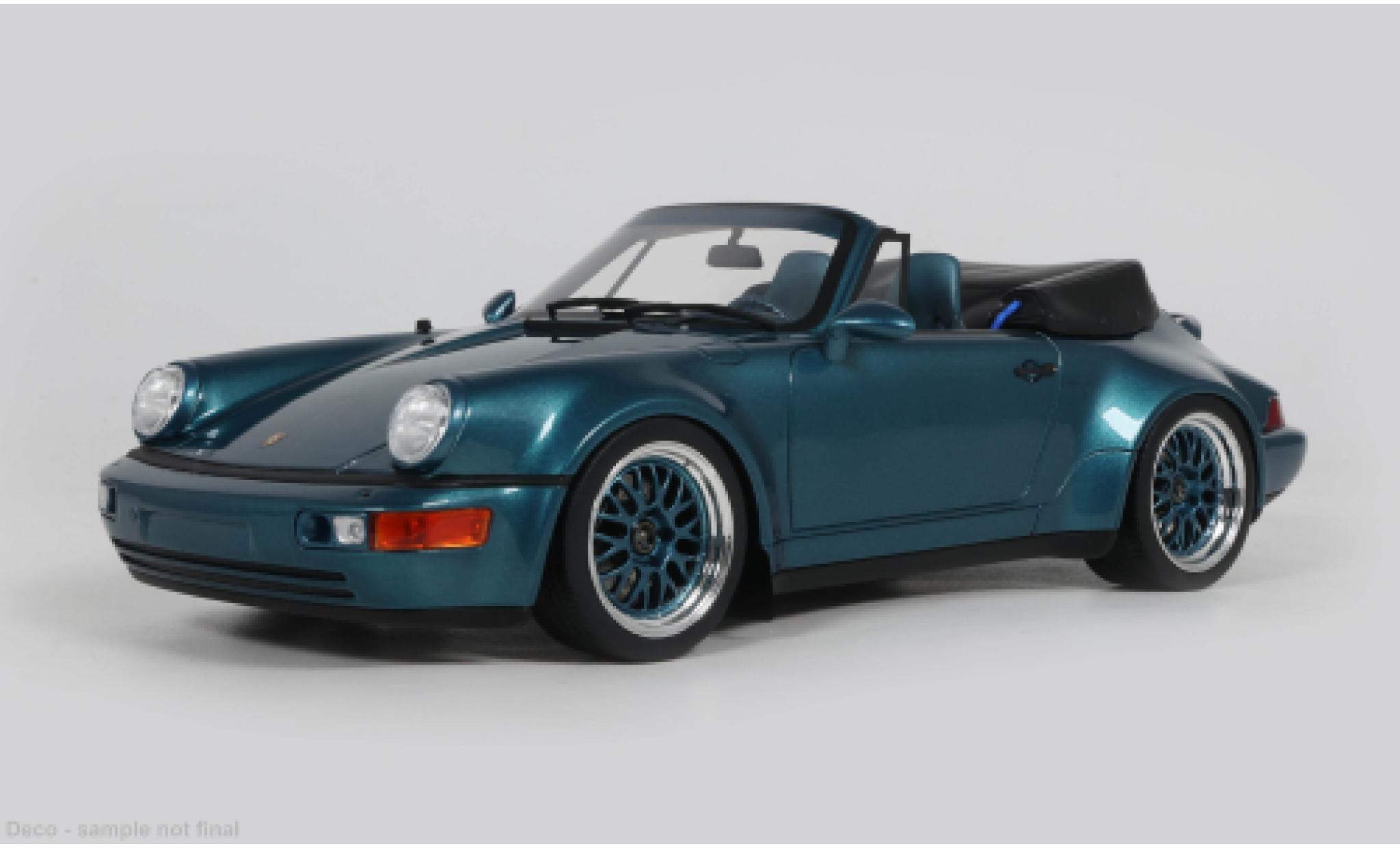 Porsche 993 1/18 GT Spirit 911 (964) America GS blau 1 1:18 coche miniatura