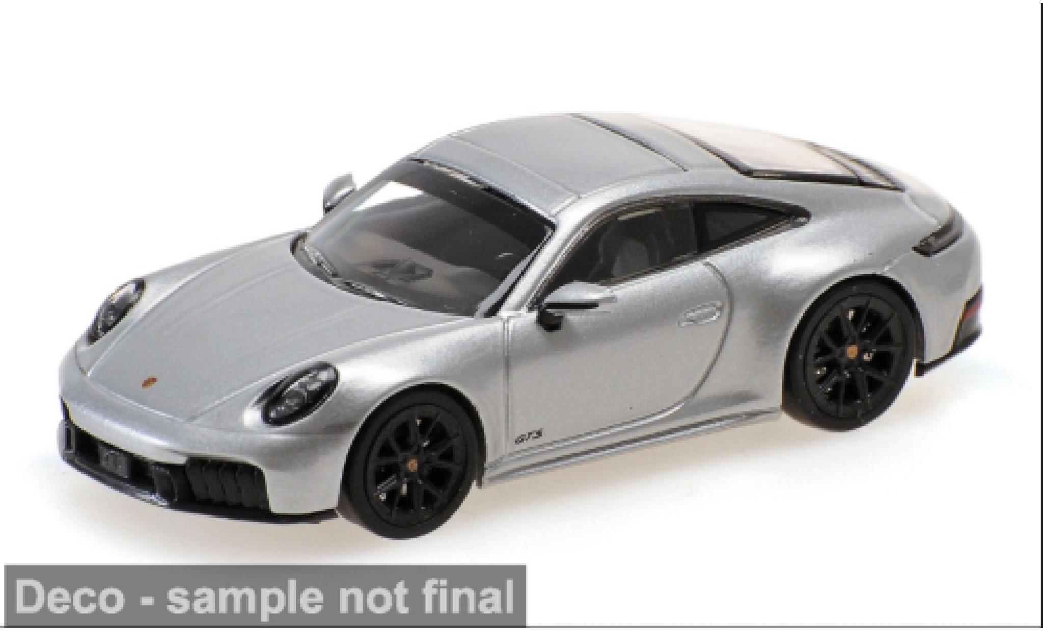 Porsche 992 GTS 1/64 Minichamps 911 (.2) Carrera grau 2025 1:64 coche miniatura