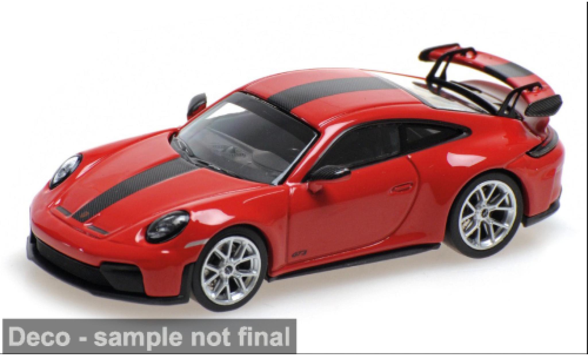 Porsche 992 GT3 1/64 Minichamps 911 (.2) rojo 2025 1:64 coche miniatura