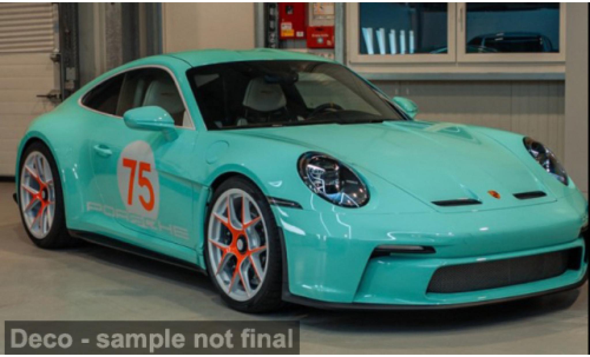 Porsche 911 1/18 GT Spirit turquesa 2025 1:18 coche miniatura