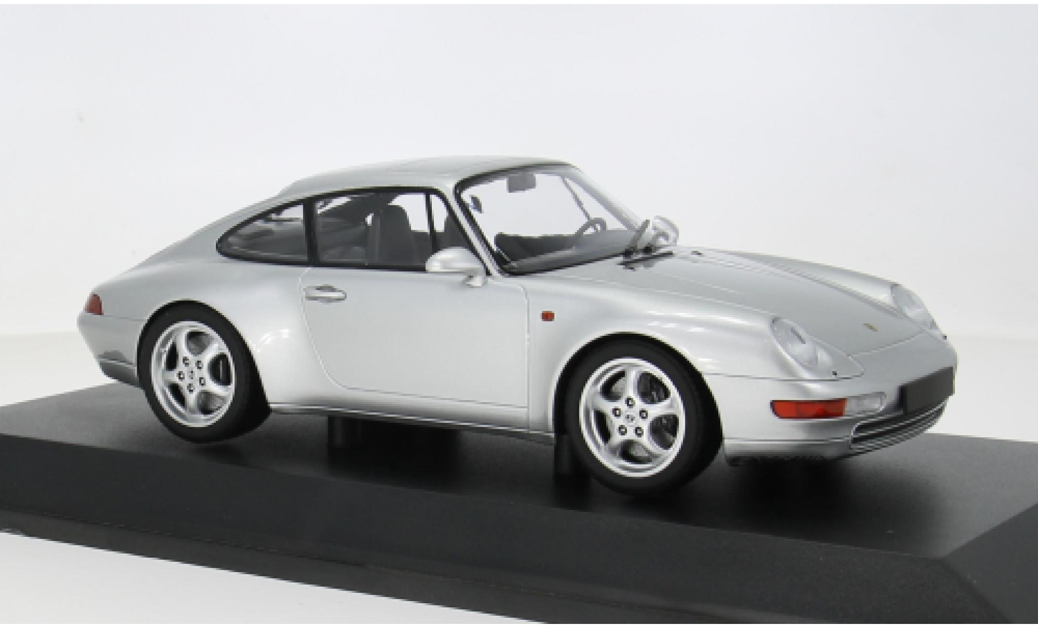 Porsche 993 1/18 Minichamps 911  silber 1 1:18 coche miniatura