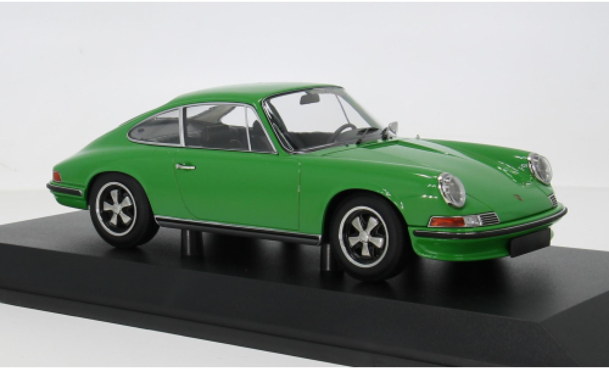 Porsche 911 1/18 Minichamps gr&uuml;n 1972 1:18 coche miniatura