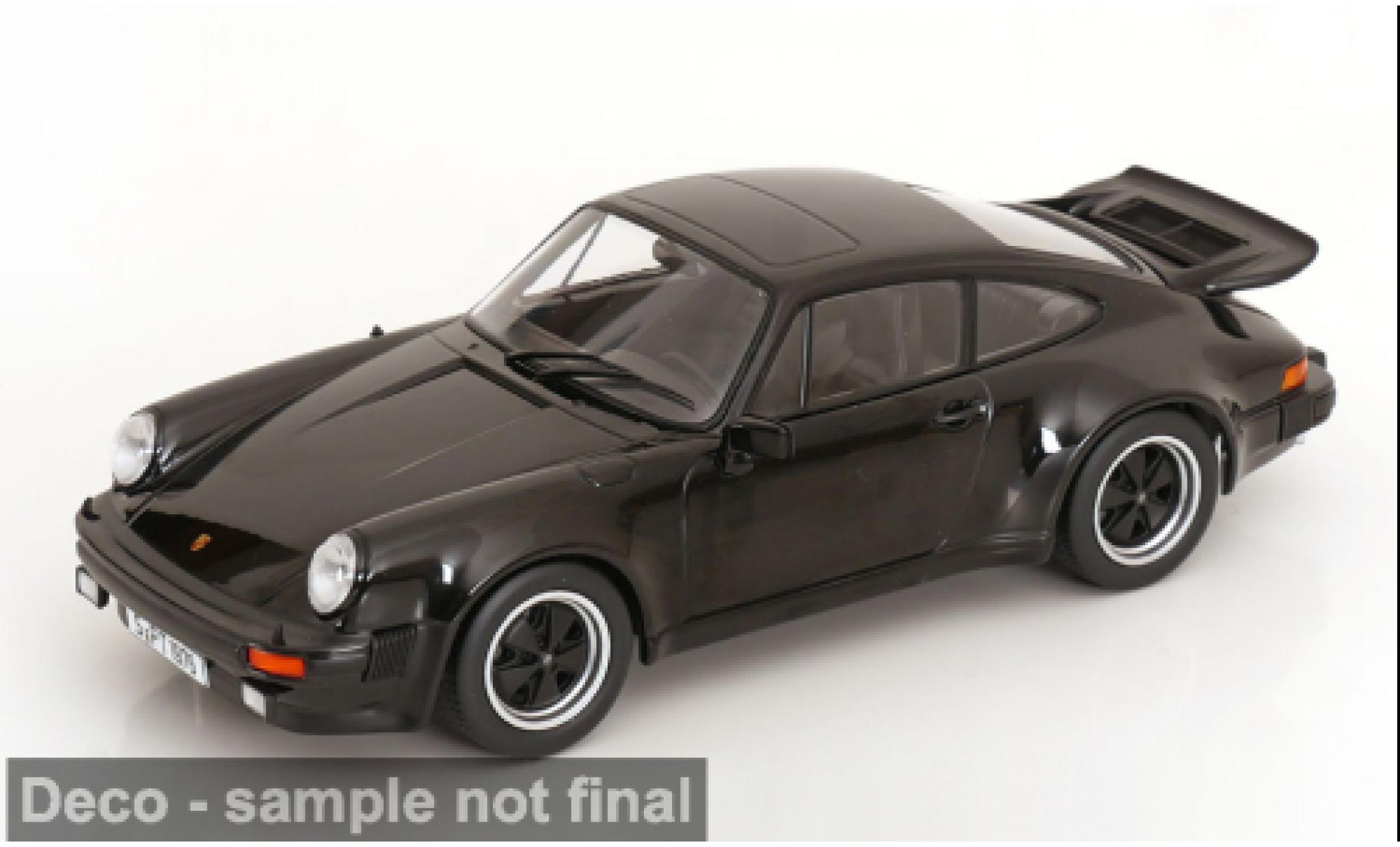 Porsche 930 Turbo 1/18 KK Scale 911 3.0  schwarz 1976 1:18 coche miniatura