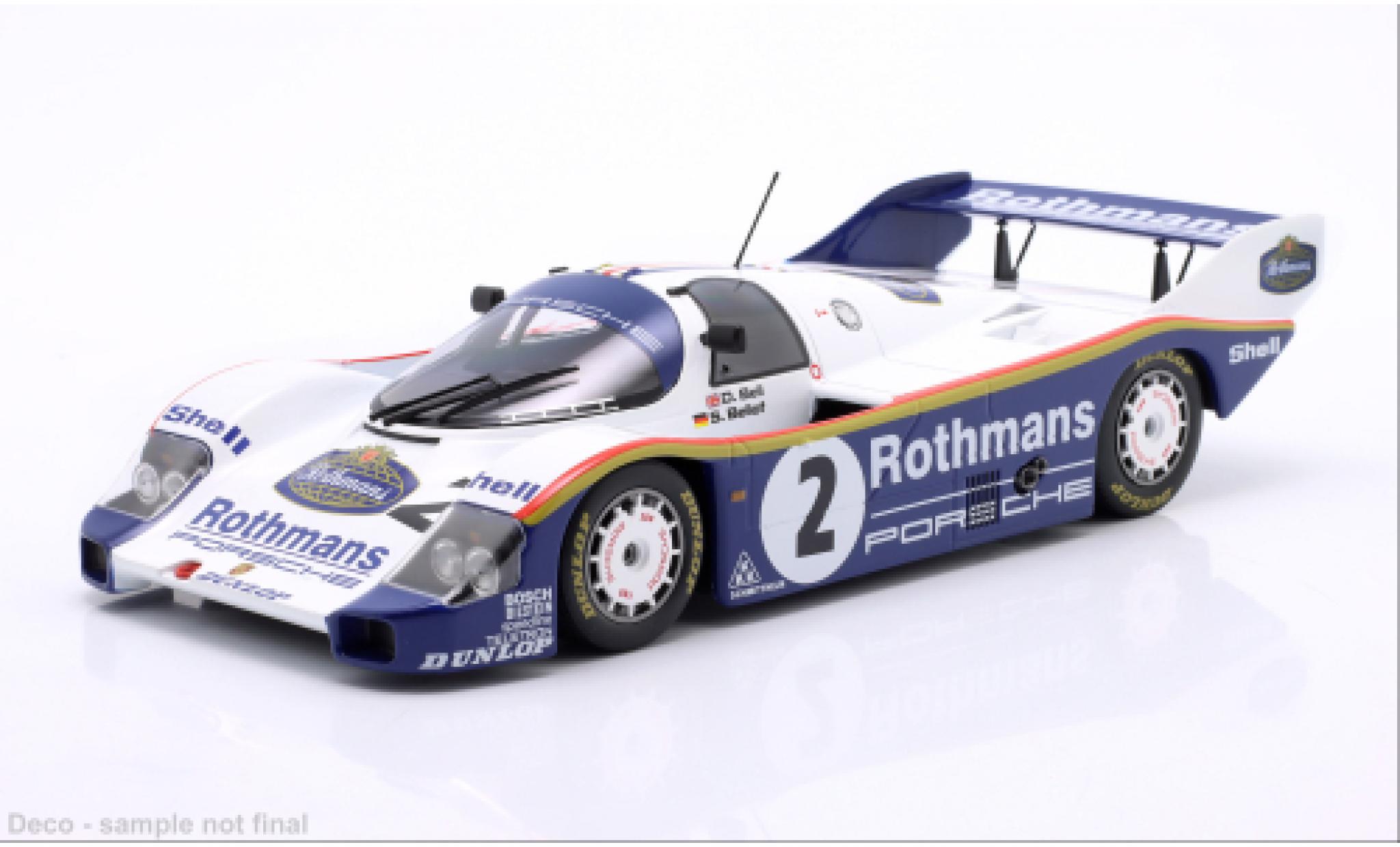 Porsche 956 1984 1/18 Werk83 K 1000 km Sandown #2 S.Bellof/D.Bell 1:18 coche miniatura