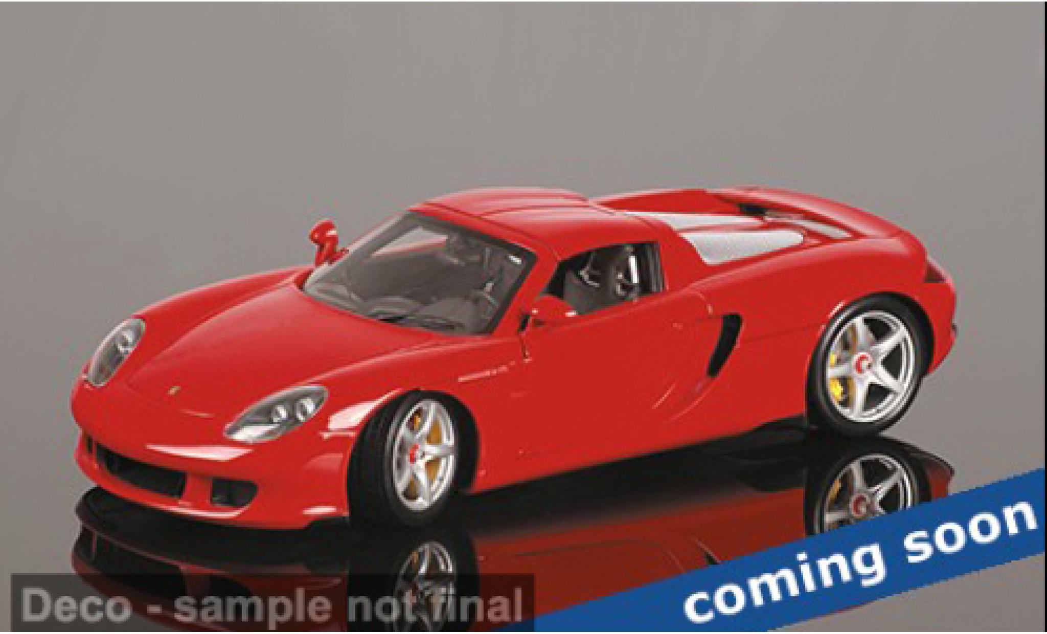 Porsche Carrera GT 1/18 Minichamps rot 2003 1:18 coche miniatura