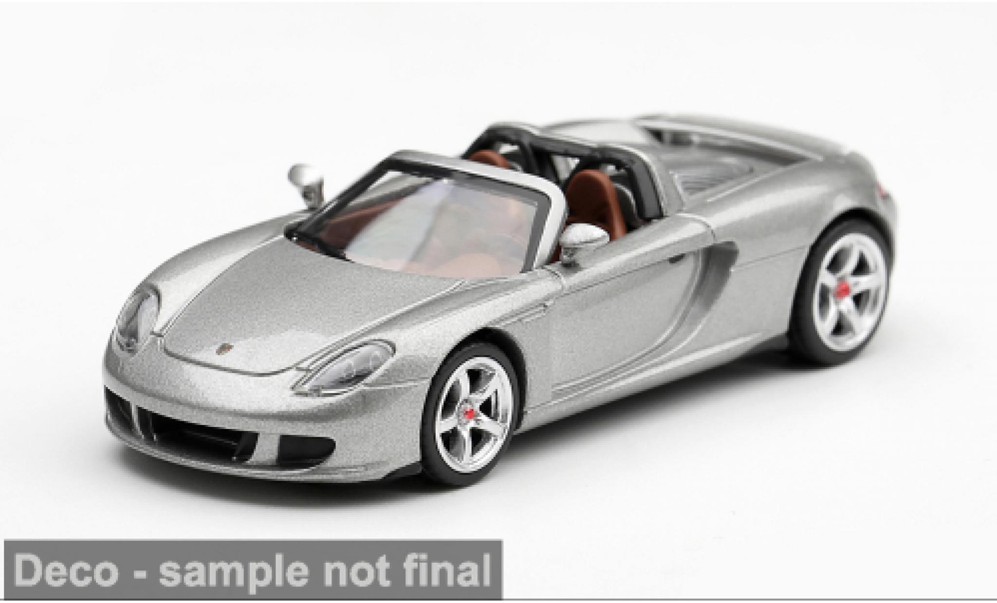 Porsche Carrera GT 1/64 Mini GT silber 2006 1:64 coche miniatura