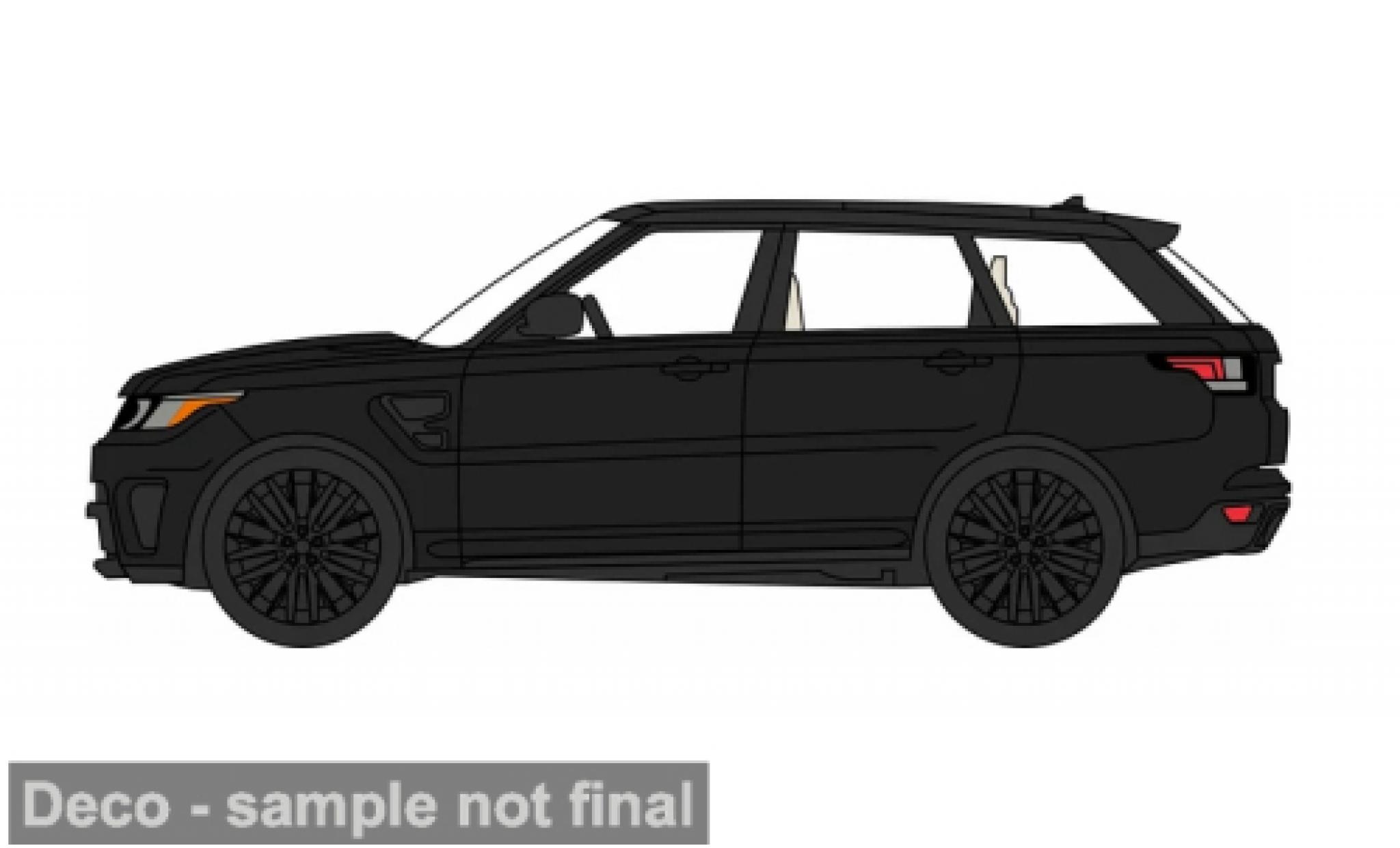 Range Rover Sport 1/76 Oxford schwarz 1:76 coche miniatura