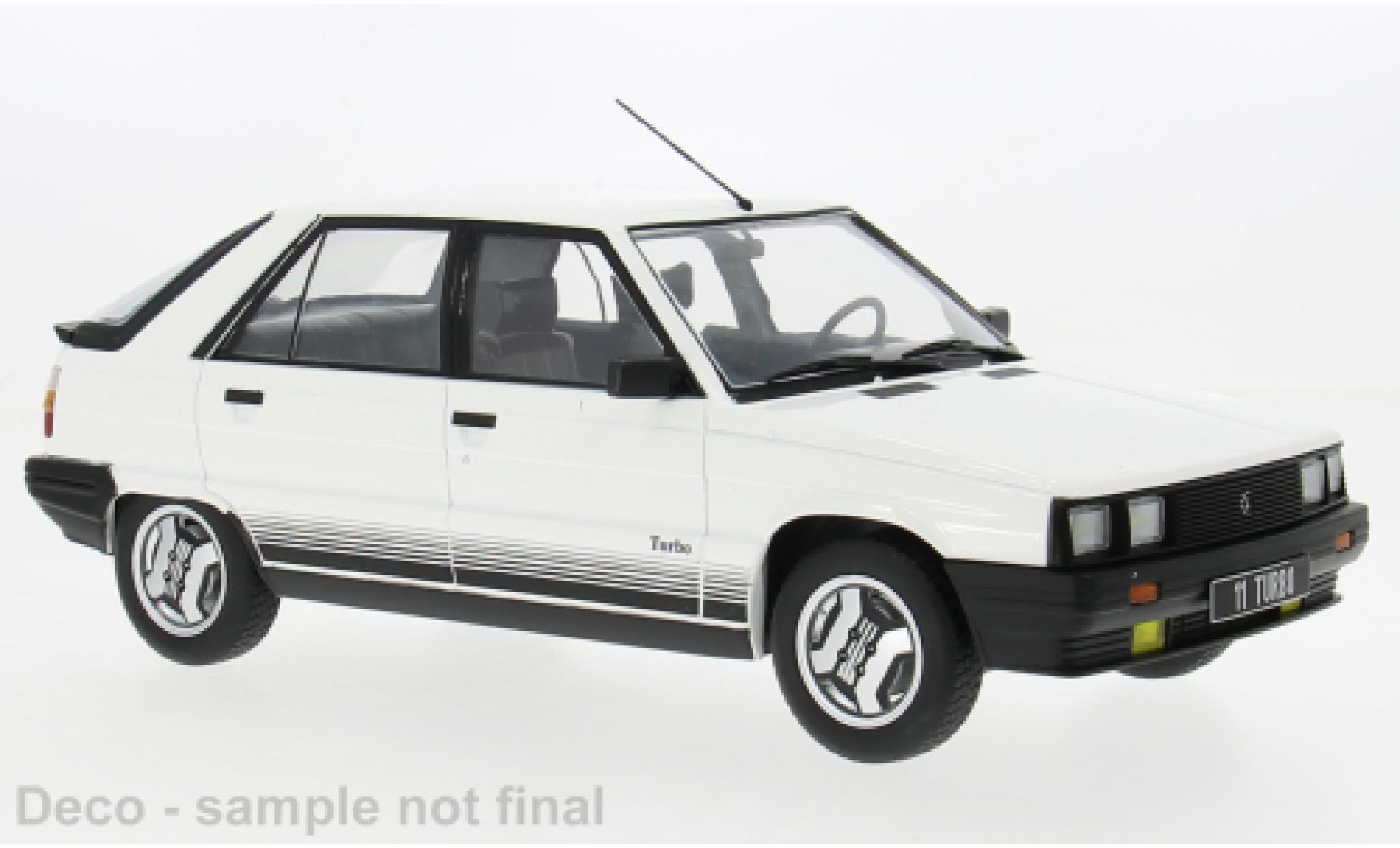 Renault 11 1/18 MCG Turbo weiss 1985 1:18 coche miniatura