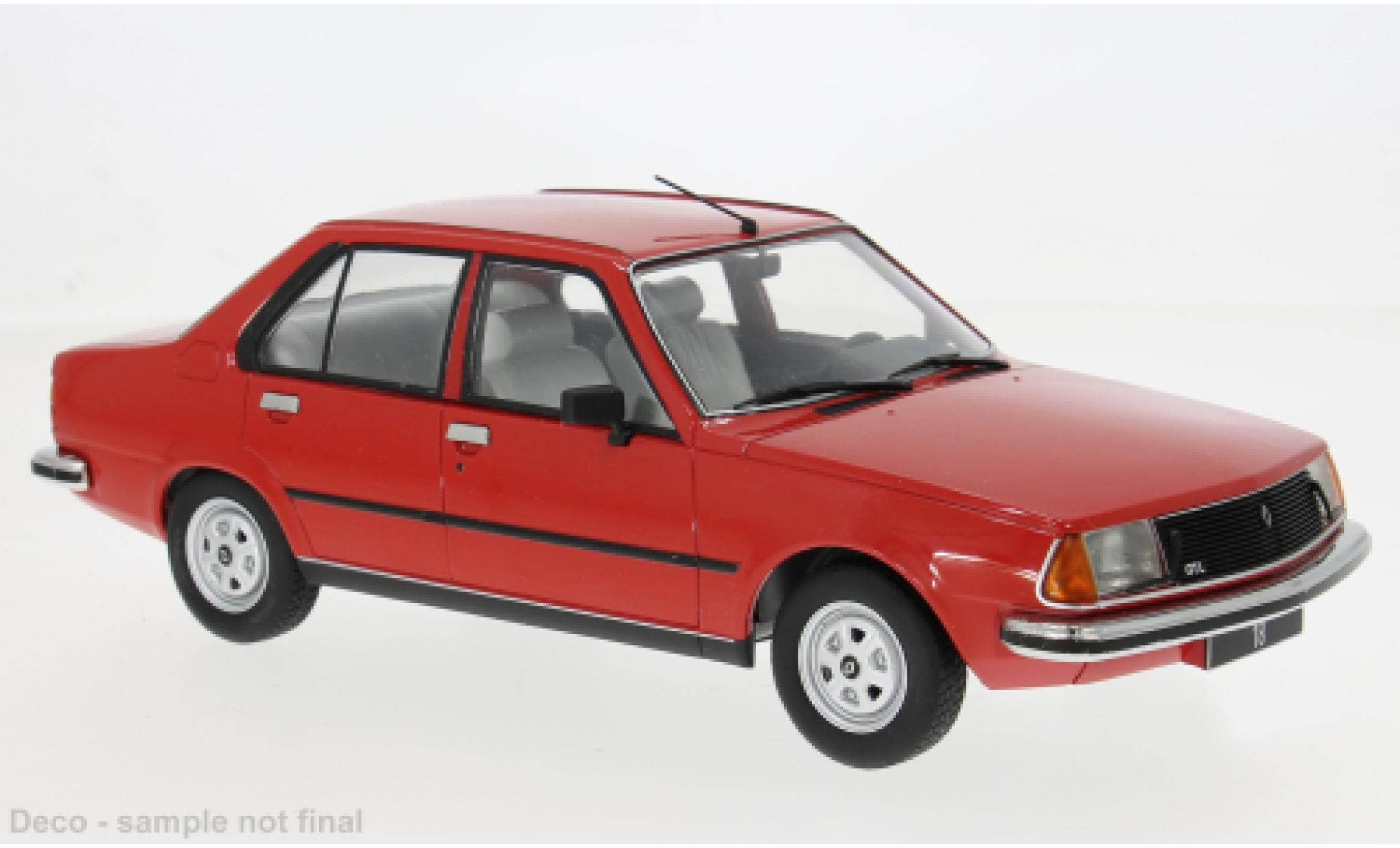 Renault 18 1/18 MCG rot 1978 1: coche miniatura