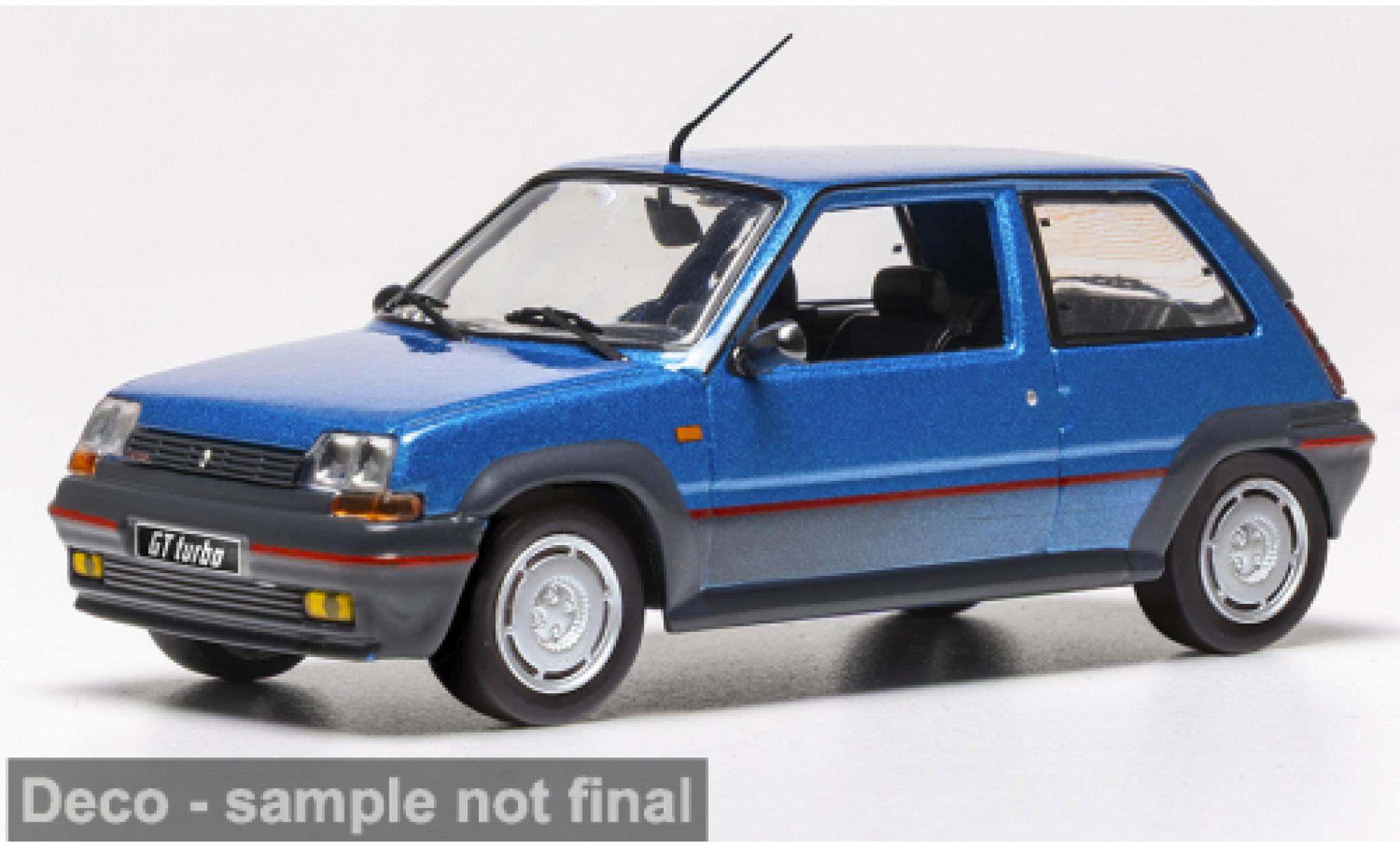 Renault 5 1/43 IXO GT Turbo azul 198 1:43 coche miniatura