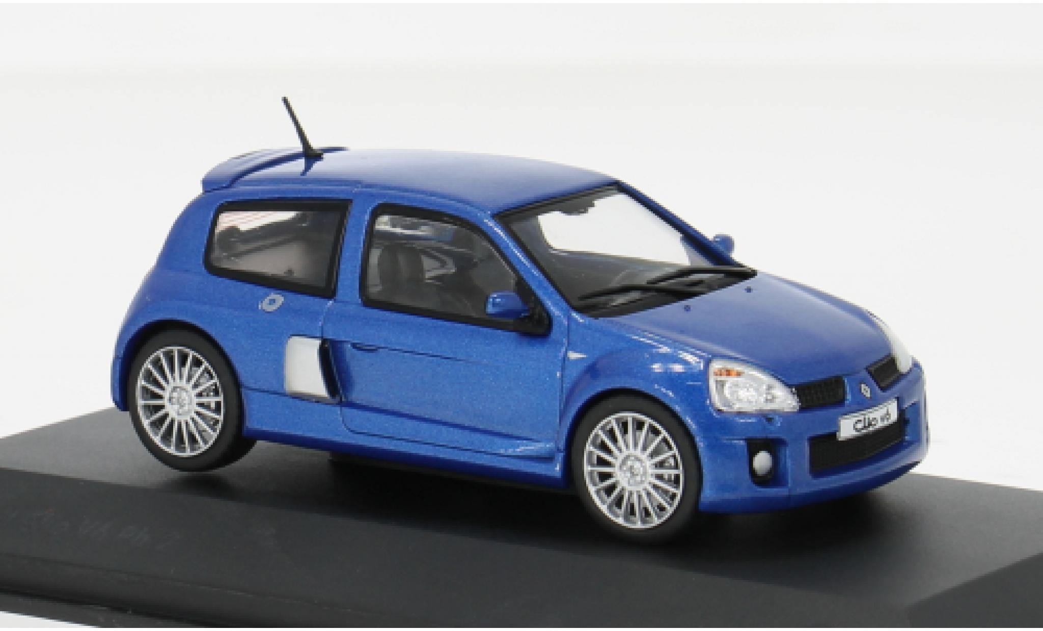 Renault Clio 1/43 Solido V6 Phase 2 azul 1:43 coche miniatura