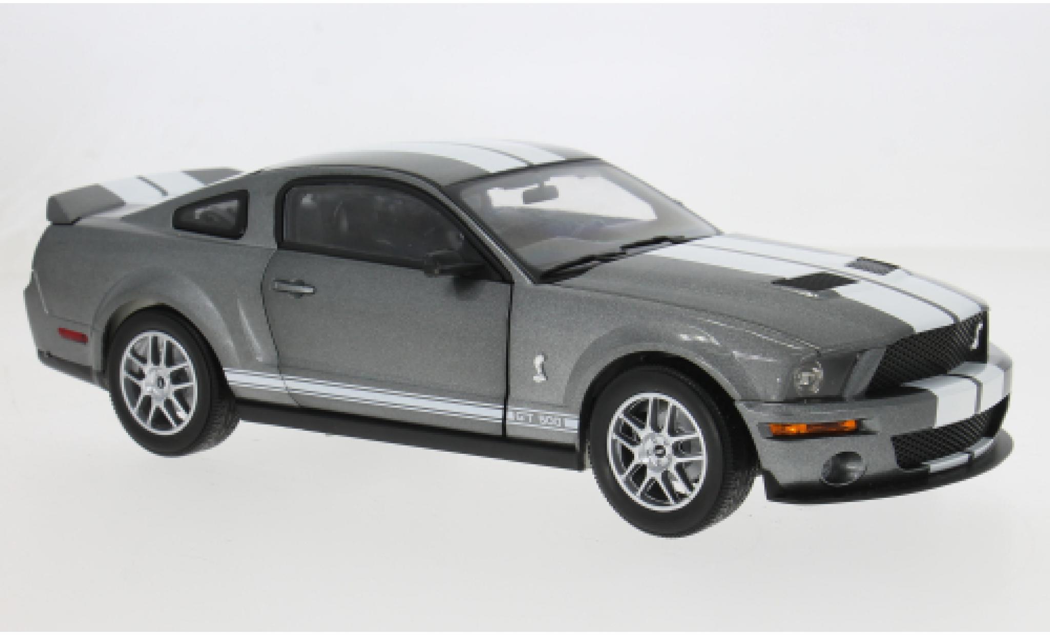 Shelby GT 1/18 Shelby Collectibles 500 grau 2007 1:18 coche miniatura