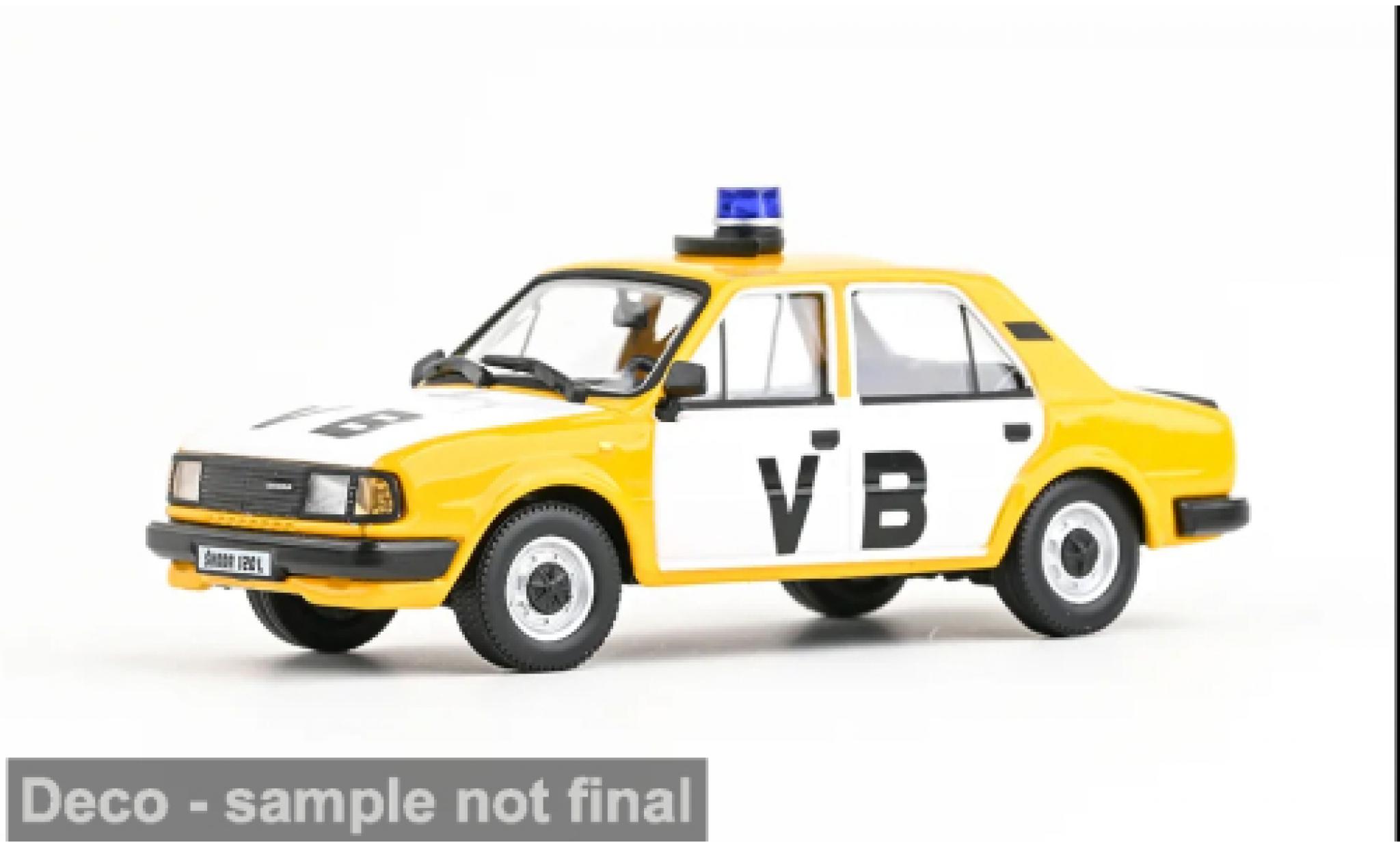 Skoda 120 1/43 Abrex L 1984 Czechoslovak Communist Police 1:43 coche miniatura