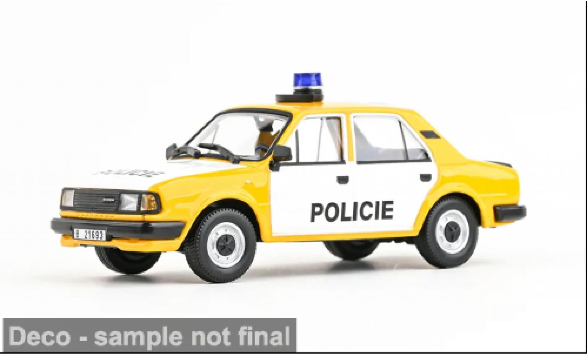Skoda 120 1/43 Abrex L 1984 Police (CZ) 1:43 coche miniatura