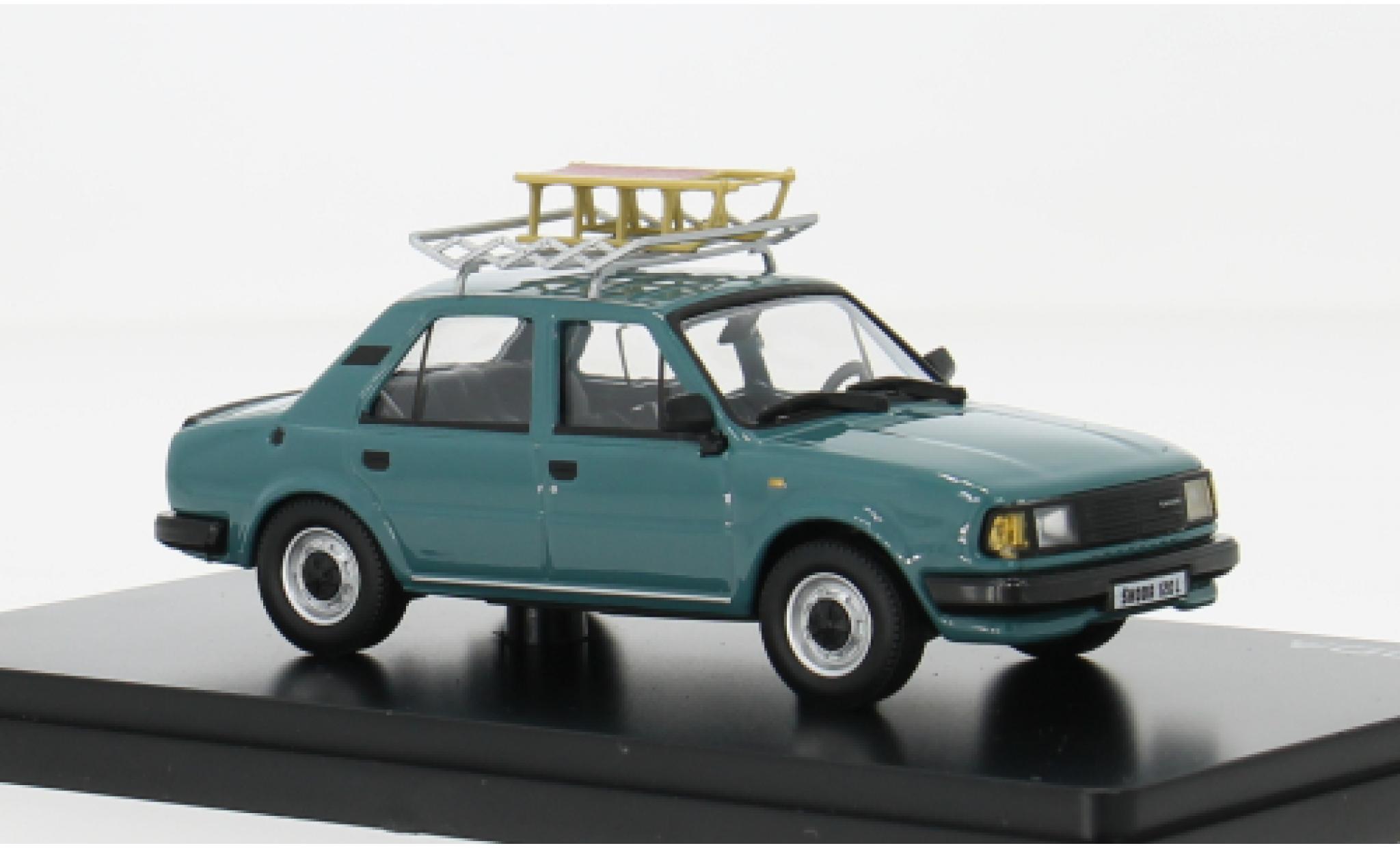 Skoda 120 1/43 Abrex L t&uuml;rkis 1984 1:43 coche miniatura