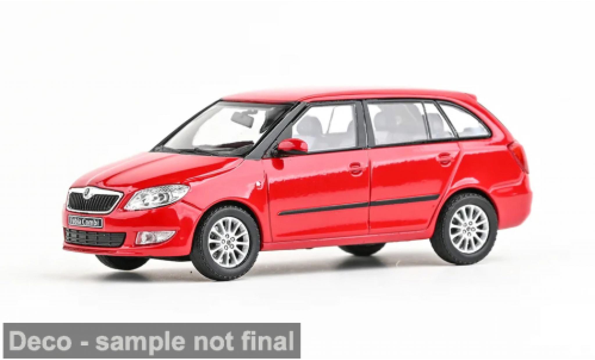 Skoda Fabia 1/43 Abrex II FL rot 2013 1:43 coche miniatura