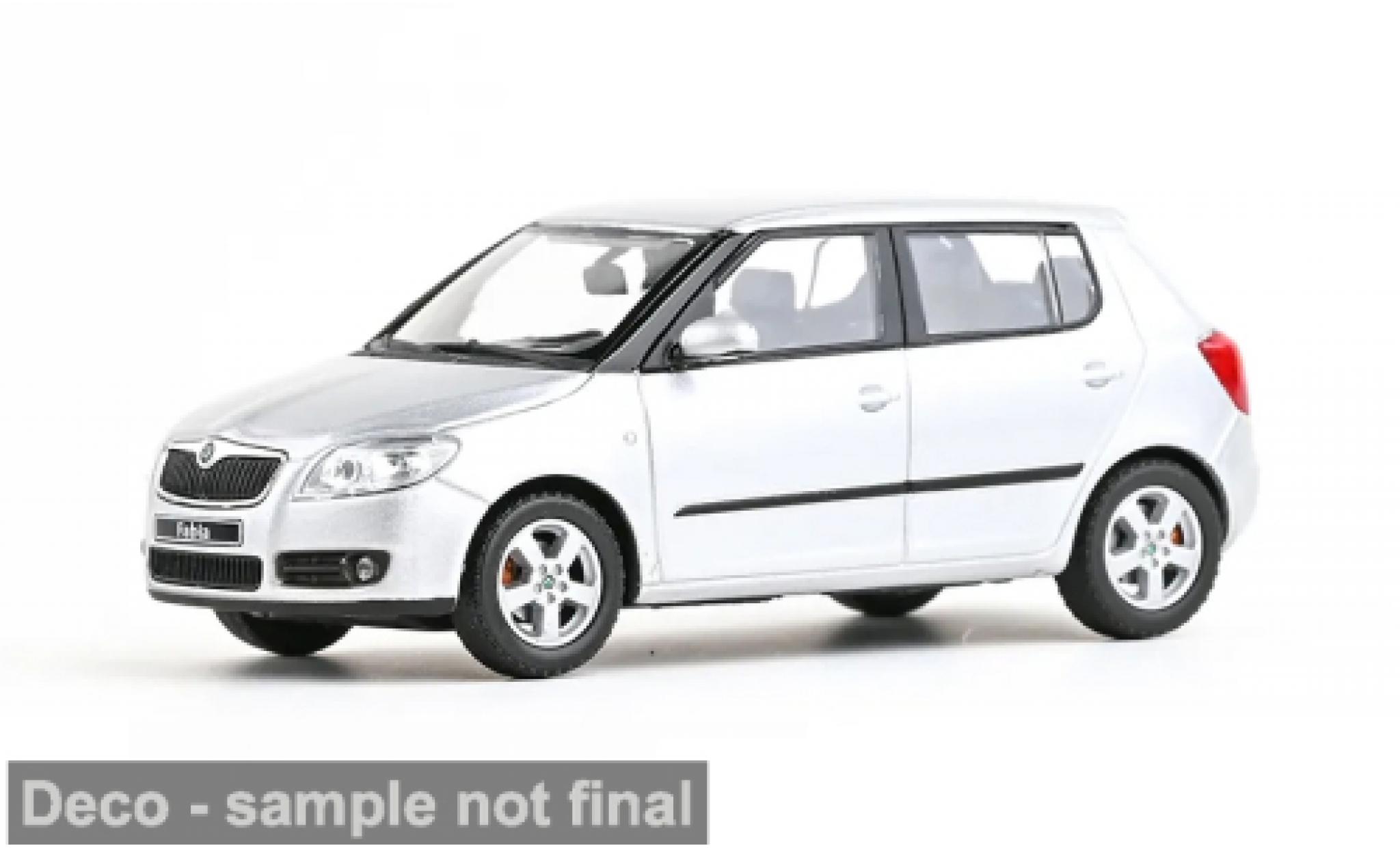 Skoda Fabia 1/43 Abrex II silber 2006 1:43 coche miniatura