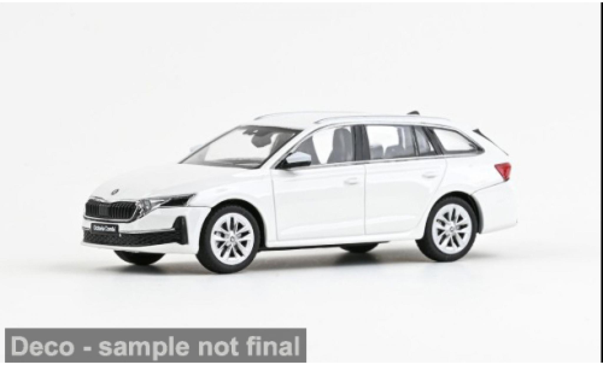 Skoda Octavia 1/43 Abrex IV FL weiss 2024 1:43 coche miniatura